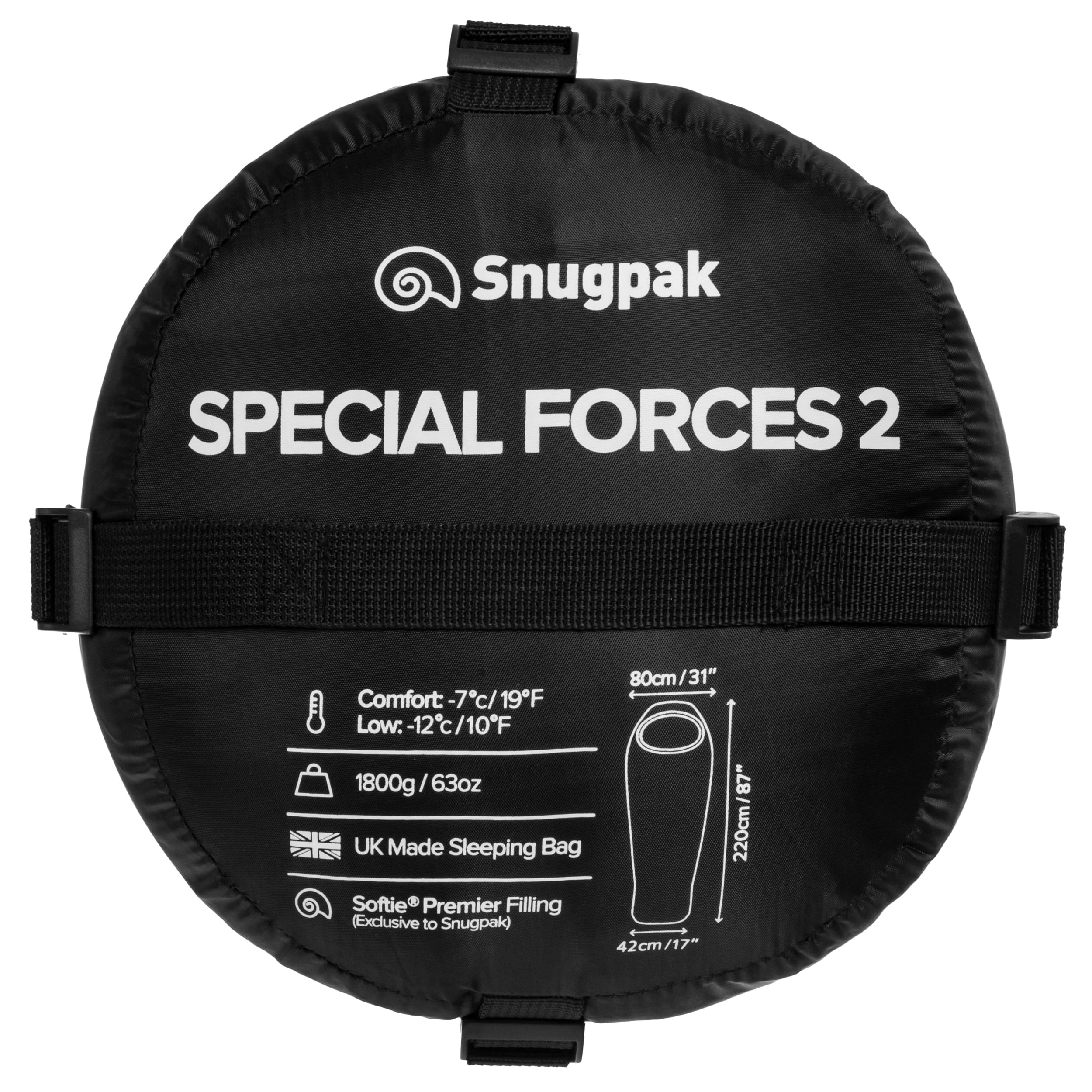Snugpak Special Forces 2 Standard Sleeping Bag - Black