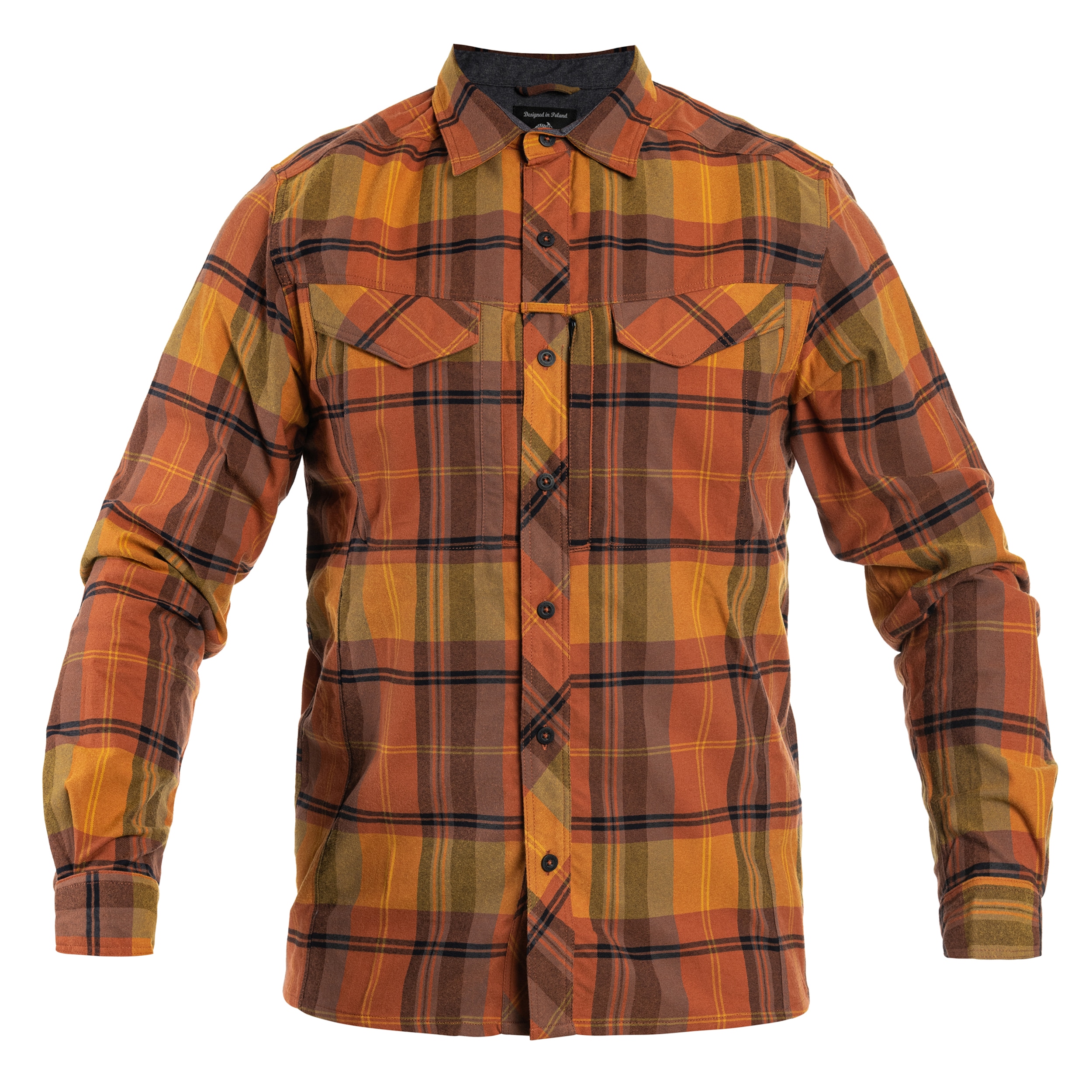 Helikon-Tex Defender Mk2 Nylon Sorona Blend Shirt - Evening Pumpkin Plaid