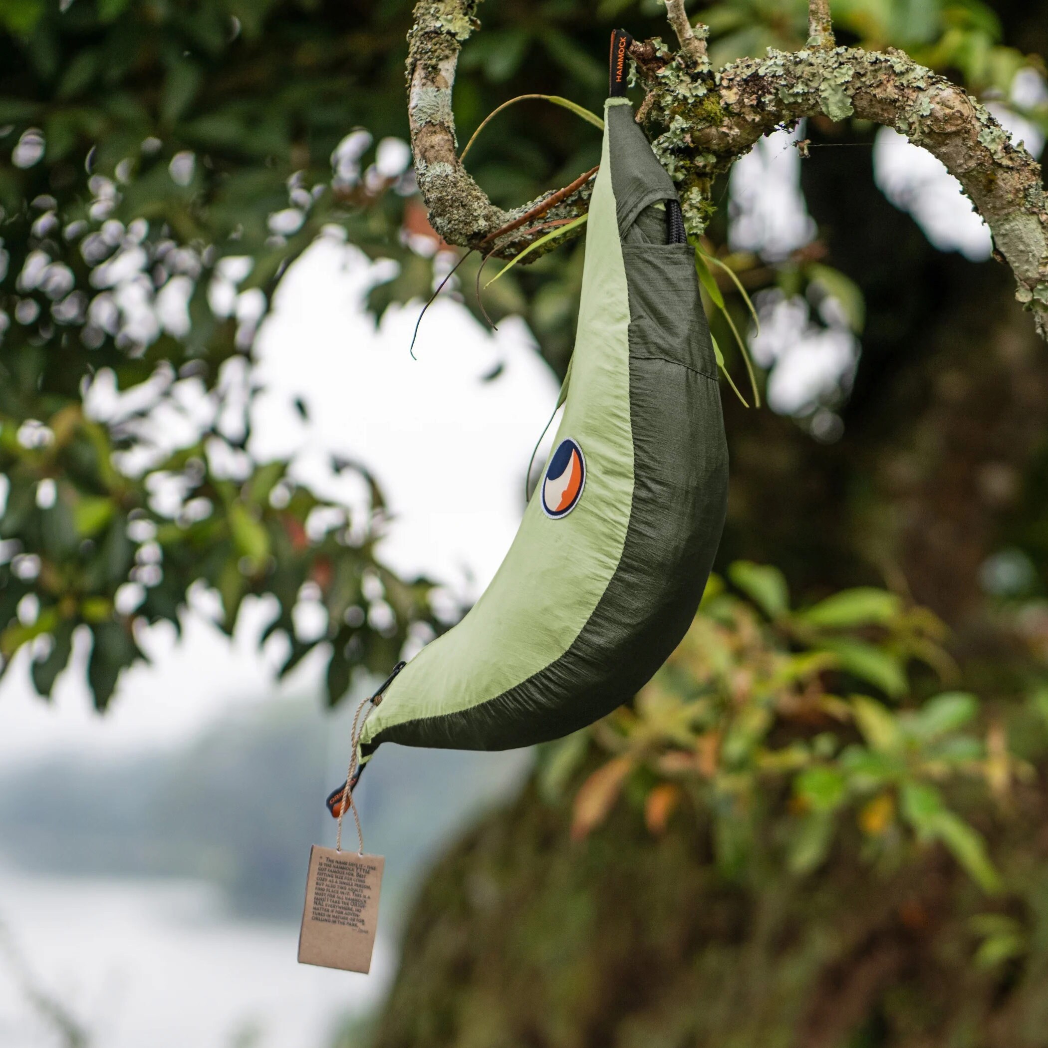Ticket To The Moon Original Hammock - Army Green/Green Apple