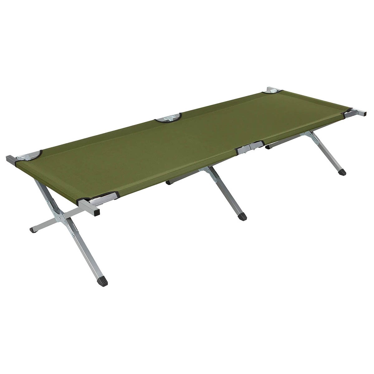 MFH US Steel Folding Field Bed Olive - 190 x 60 cm