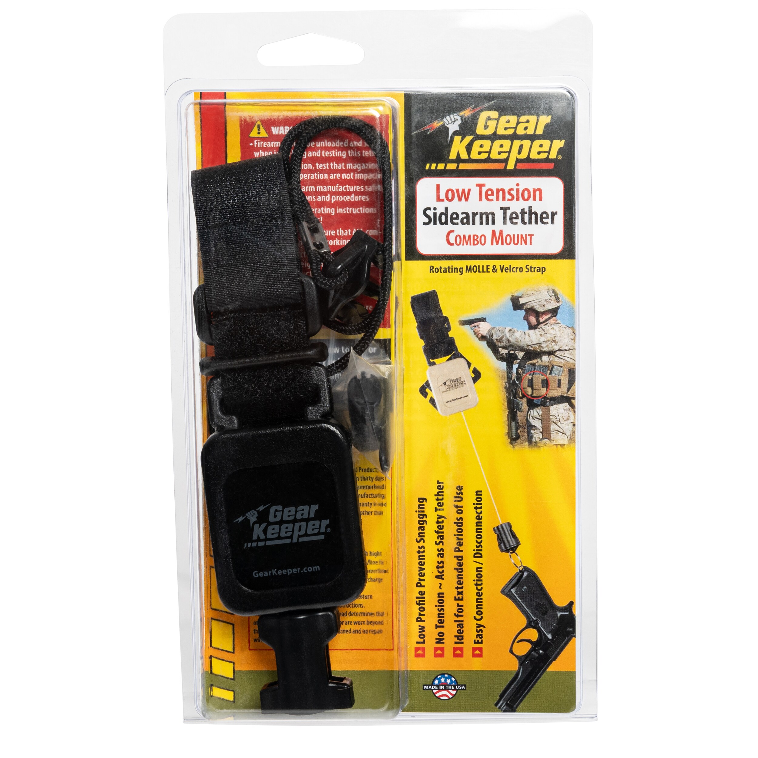 Gear Keeper Combo MOLLE Mount Q/C II 85 gr Tactical Retractor Lanyard