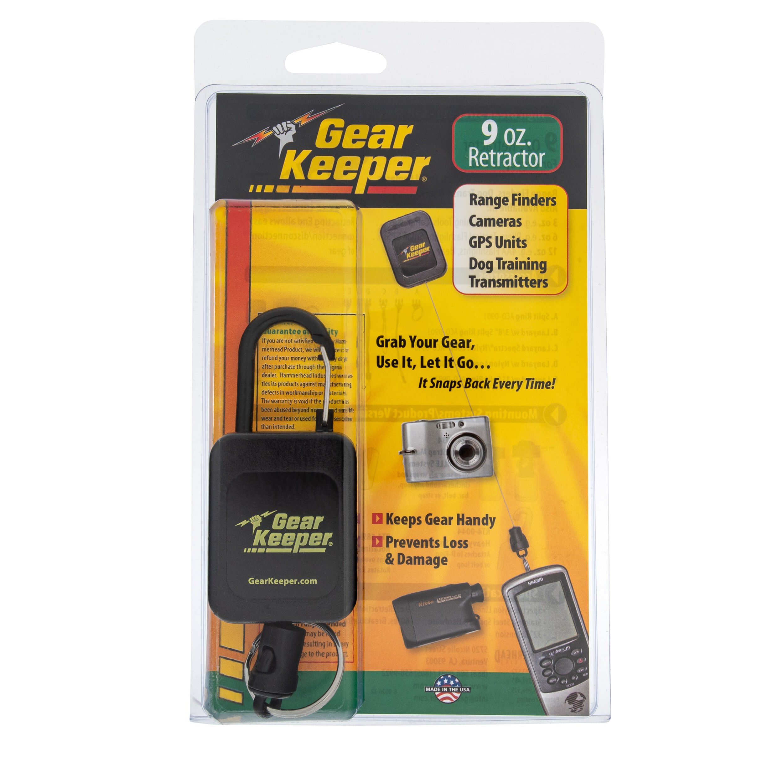 Gear Keeper Tactical Retractor with Carabiner 255 g