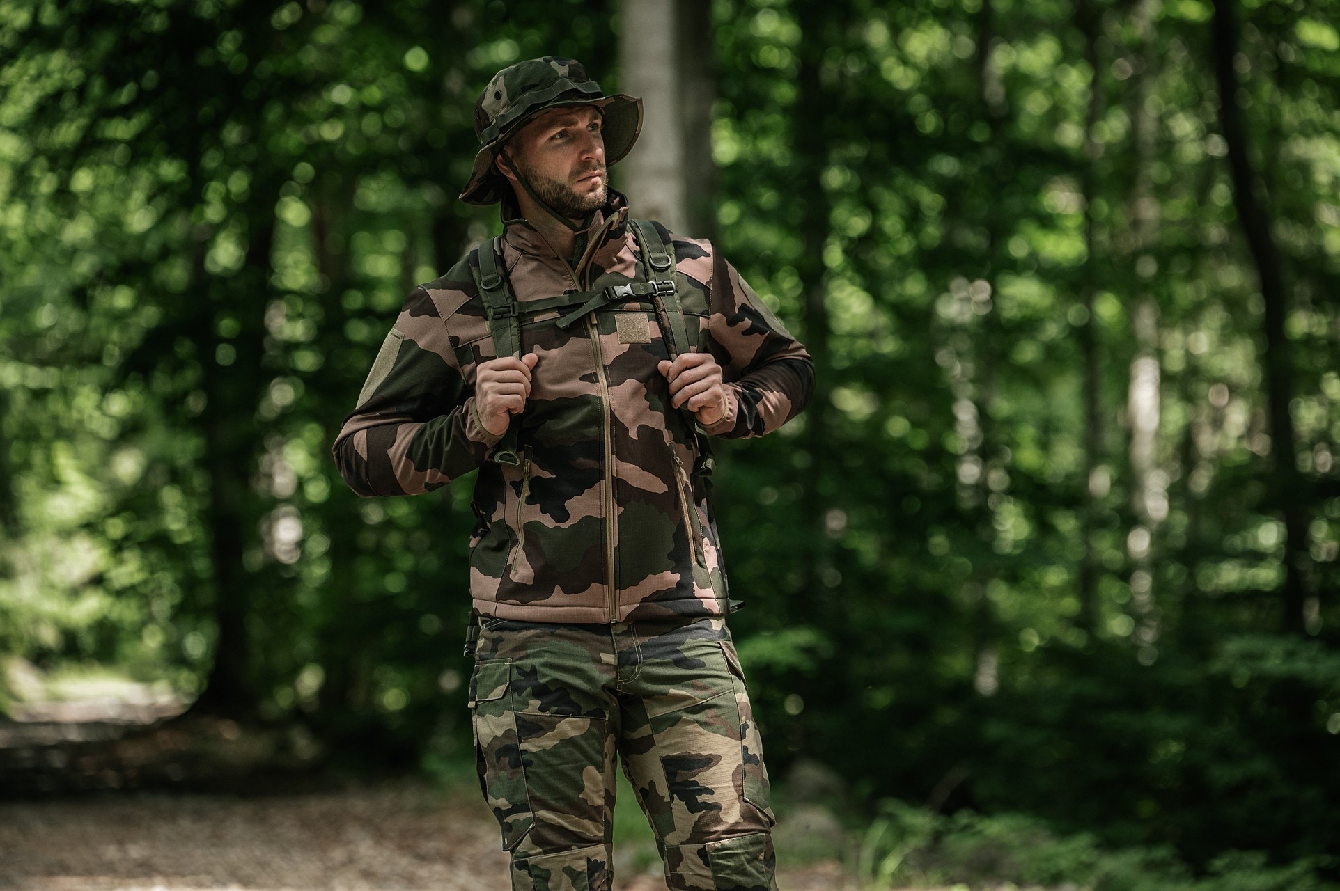 A10 Equipment Softshell Fighter Jacket - CCE Camo
