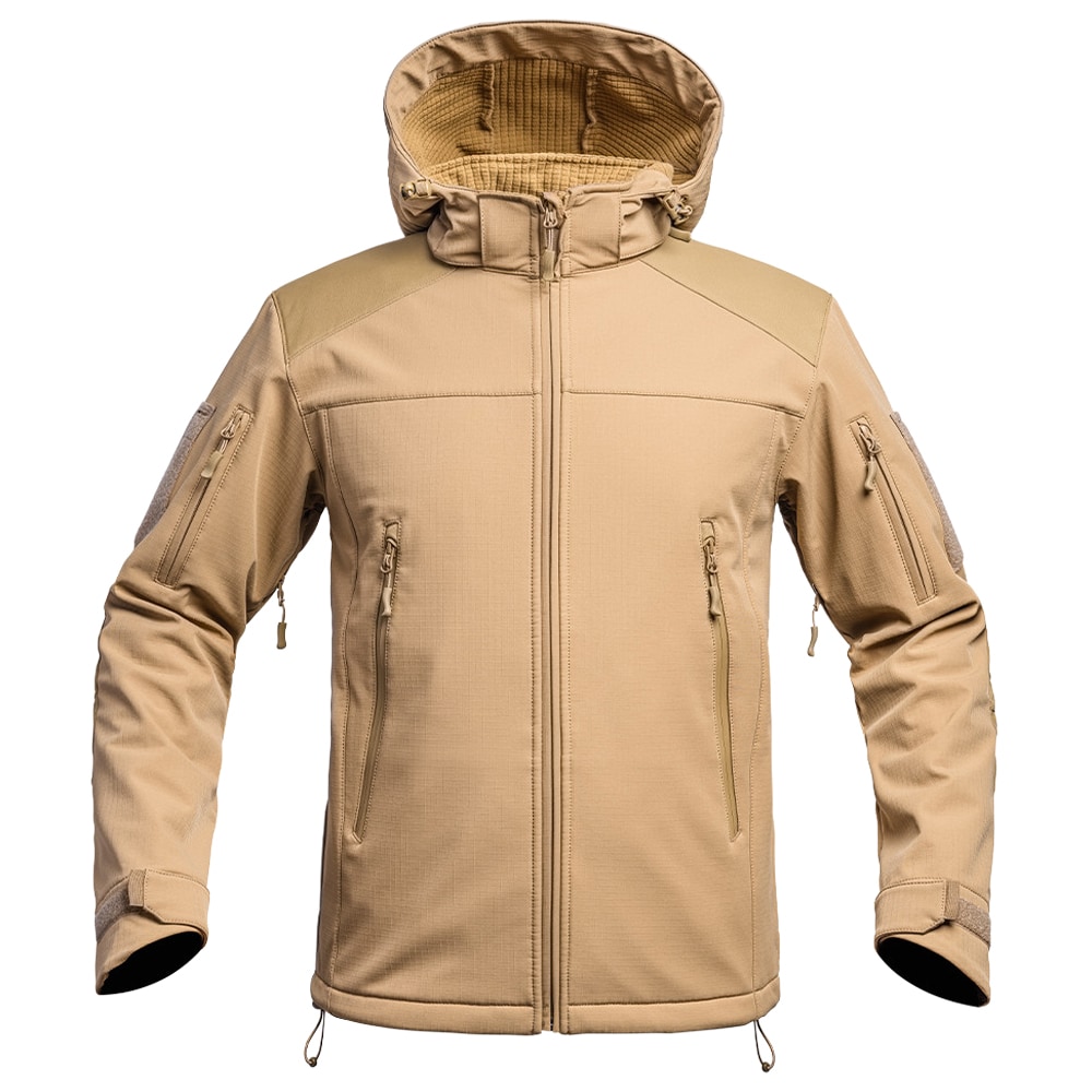 A10 Equipment Softshell V2 Fighter Jacket - Tan
