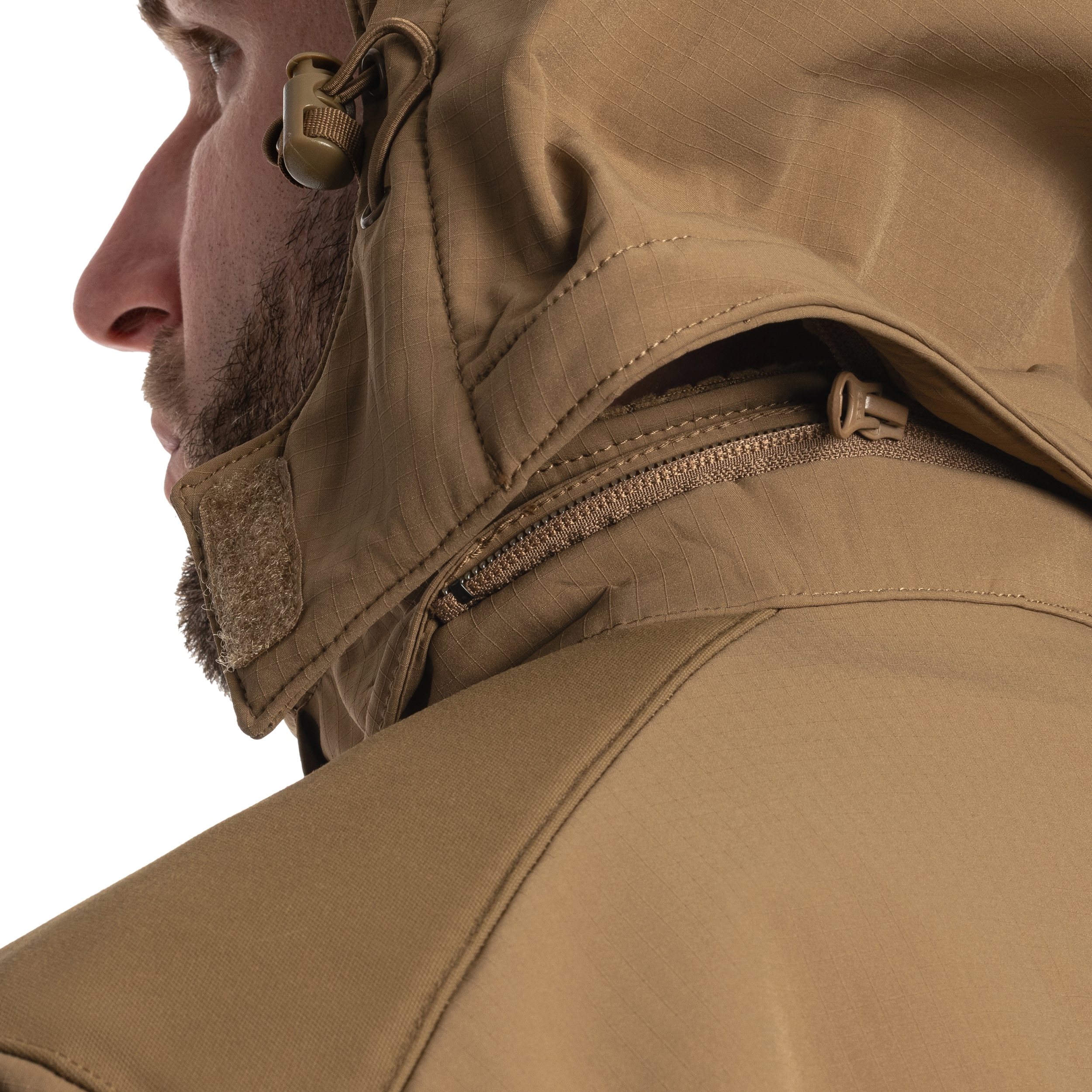 A10 Equipment Softshell V2 Fighter Jacket - Tan