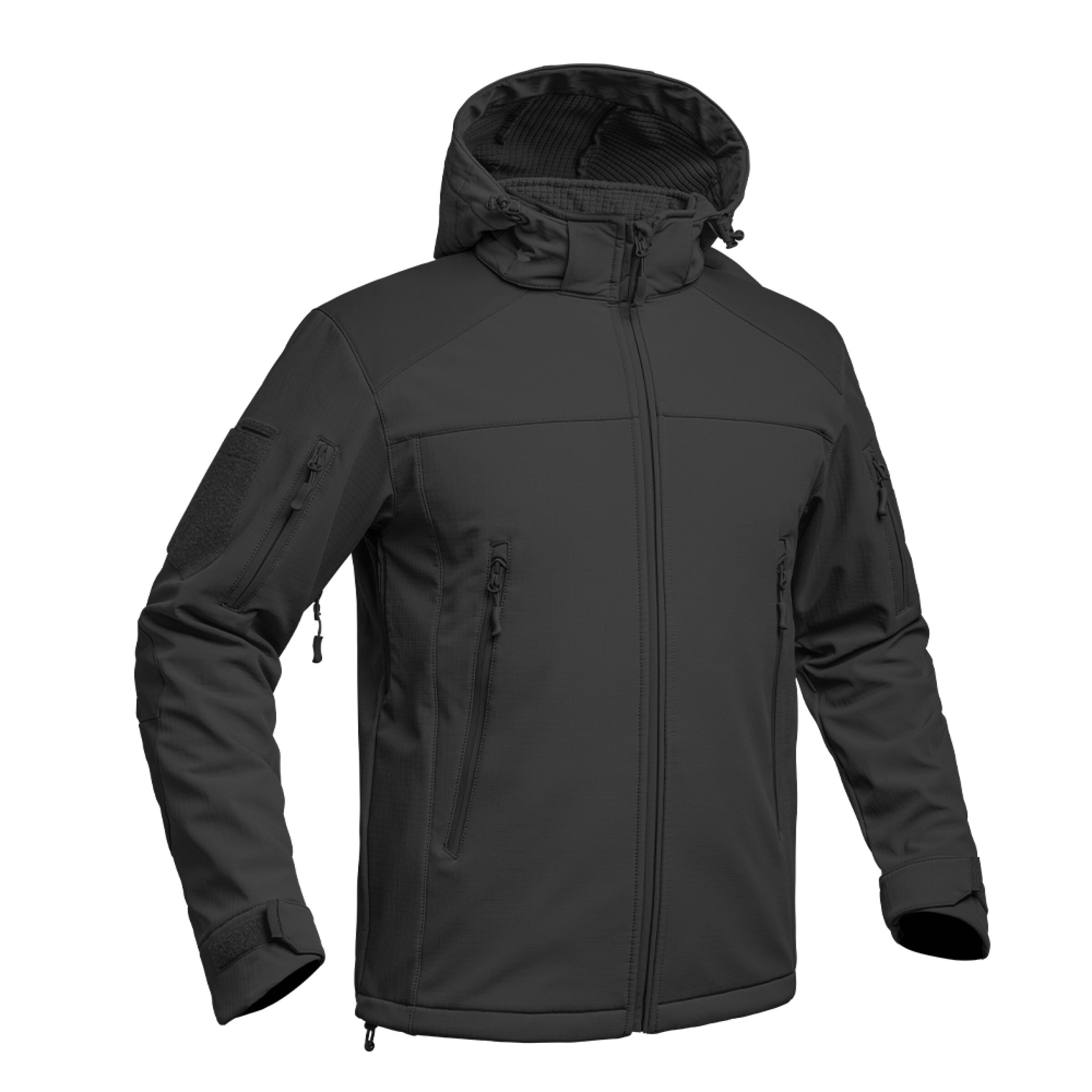 A10 Equipment Softshell V2 Fighter Jacket - Black