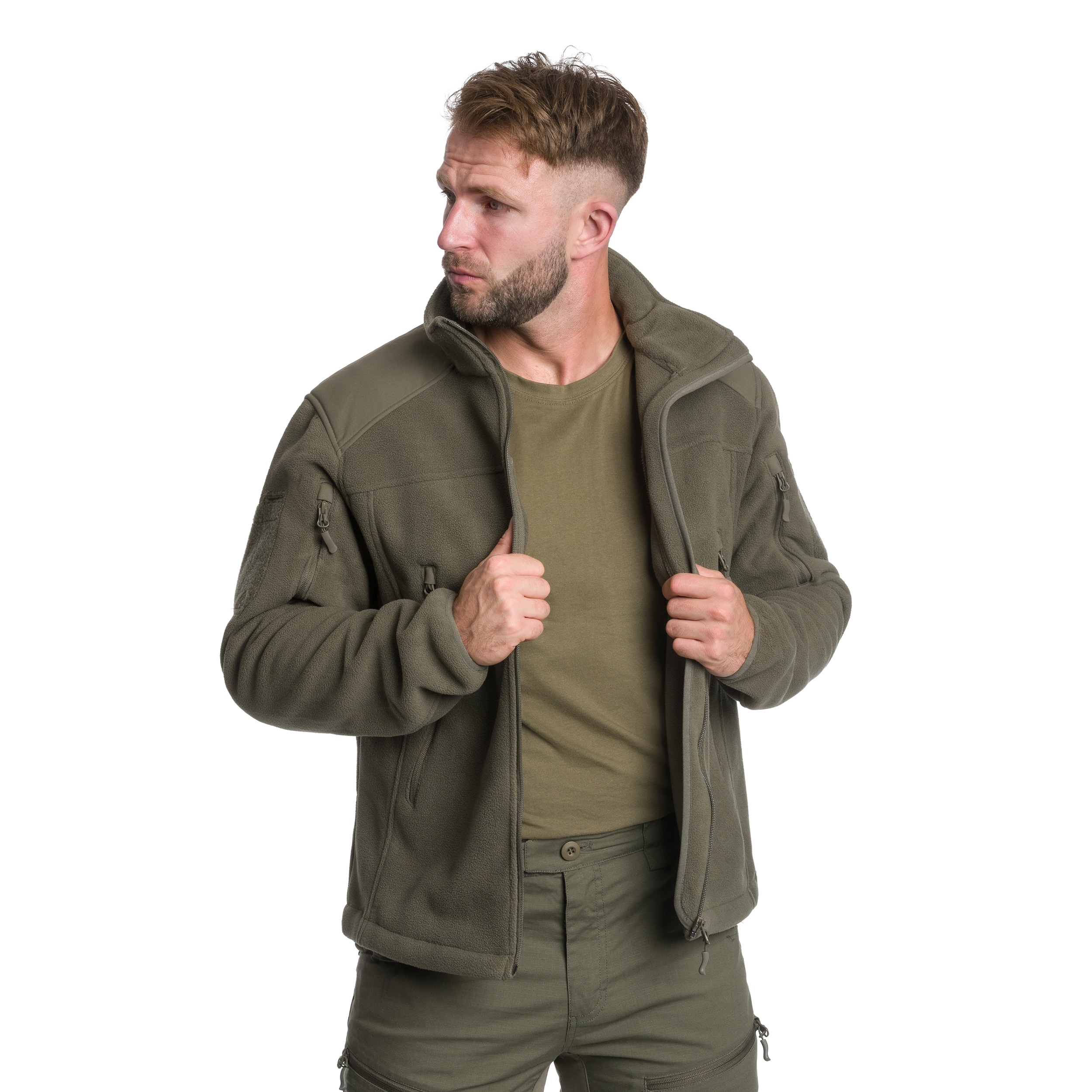 A10 Equipment Fleece Fighter - Olive Green