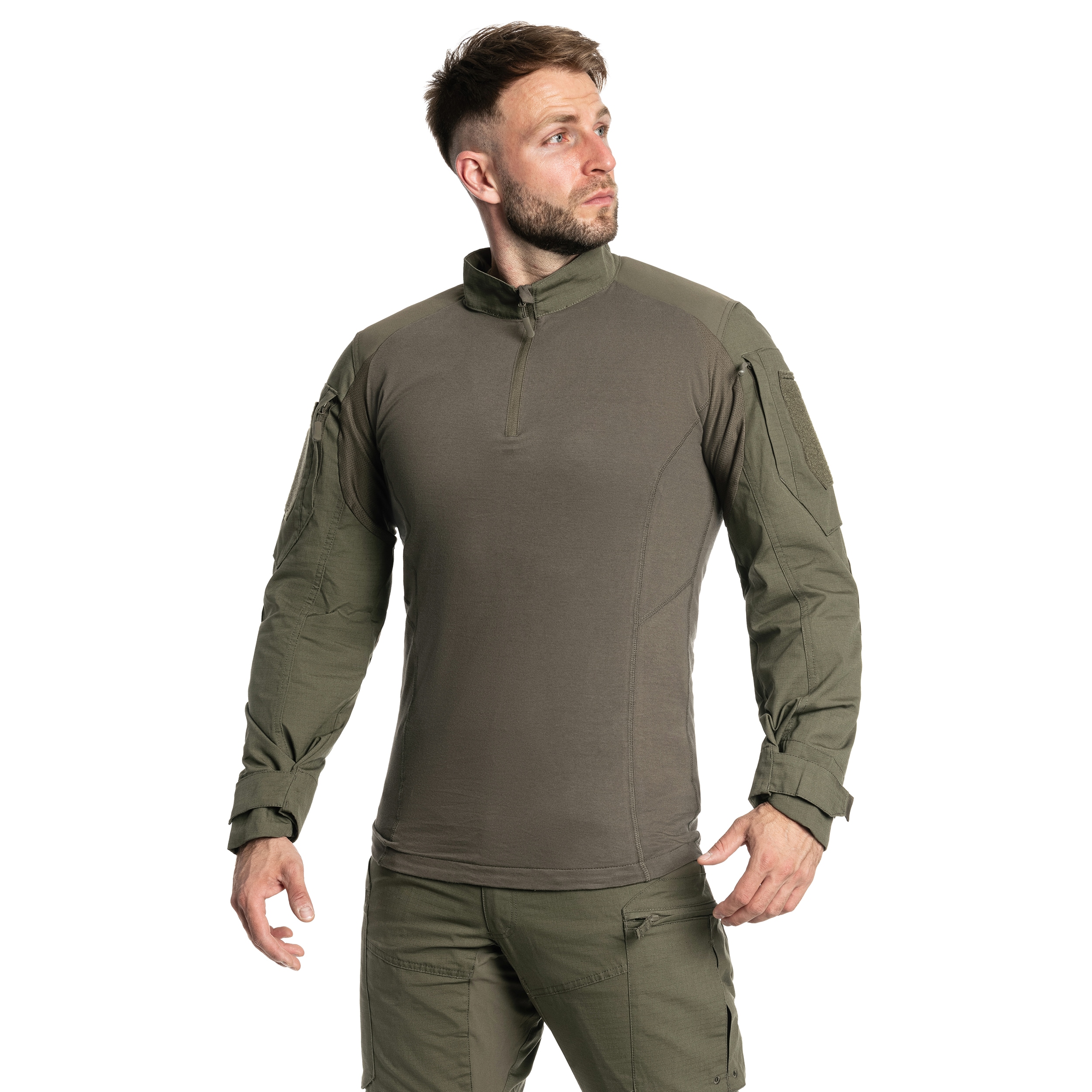 A10 Equipment Ubas V2 Fighter Combat Shirt - Olive Green