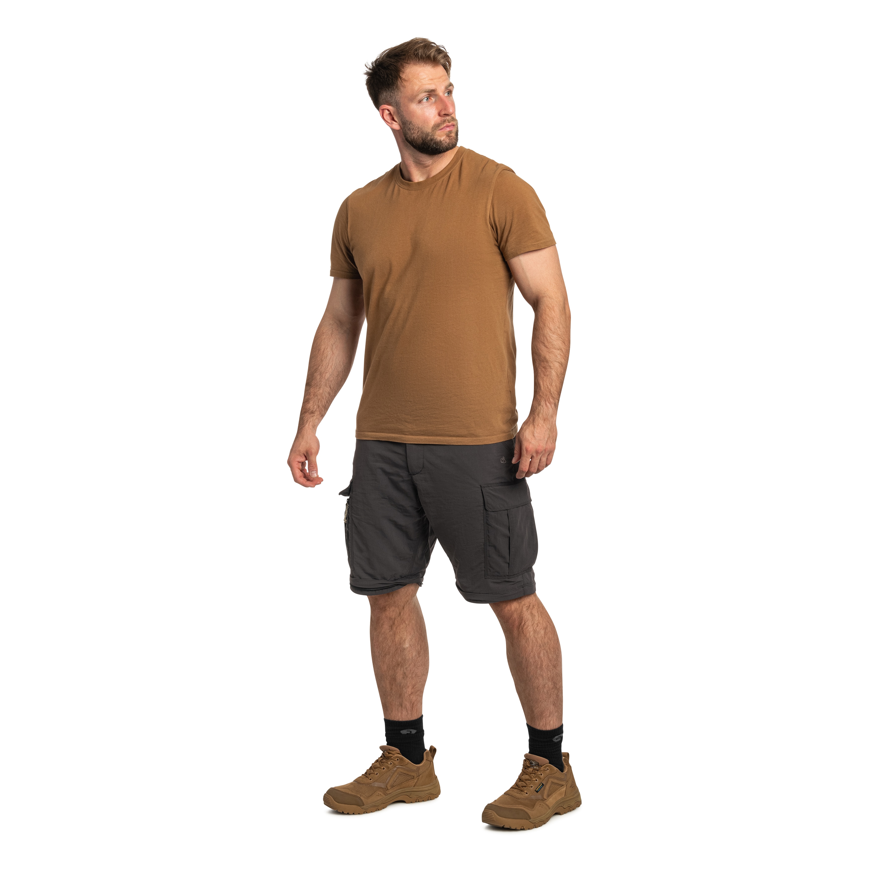 Craghoppers NosiLife Convertible Cargo III Pants - Black Pepper