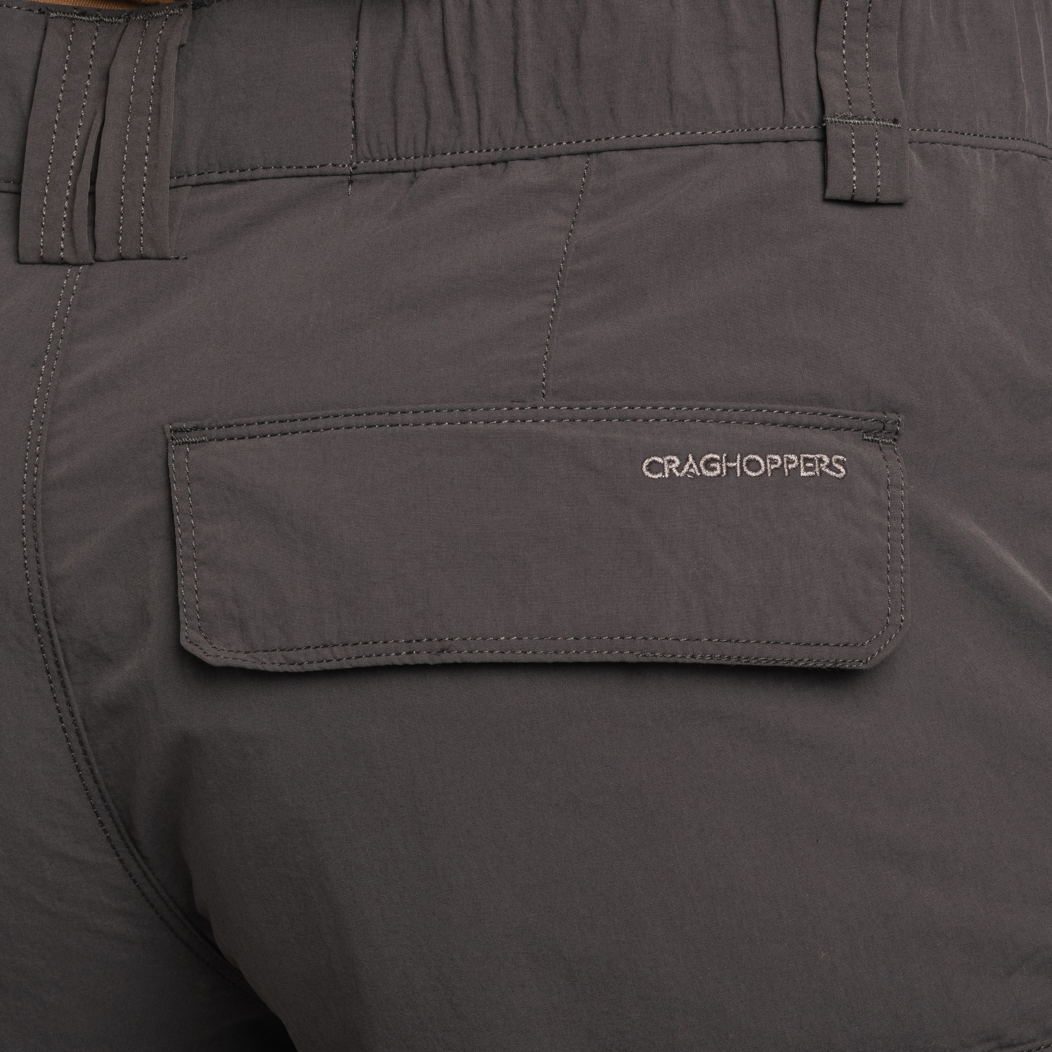 Craghoppers NosiLife Convertible Cargo III Pants - Black Pepper