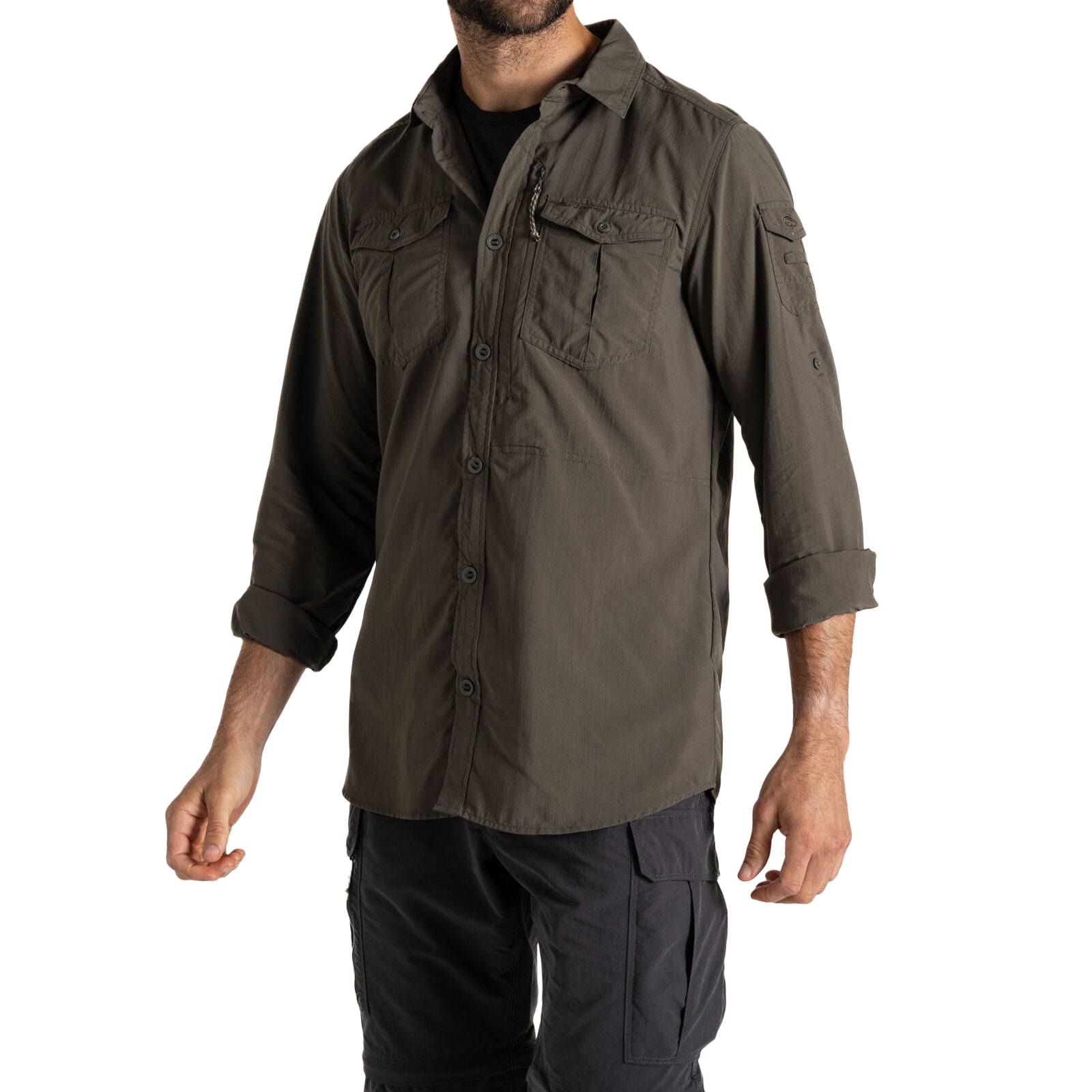 Craghoppers NosiLife Adventure III Shirt - Woodland Green