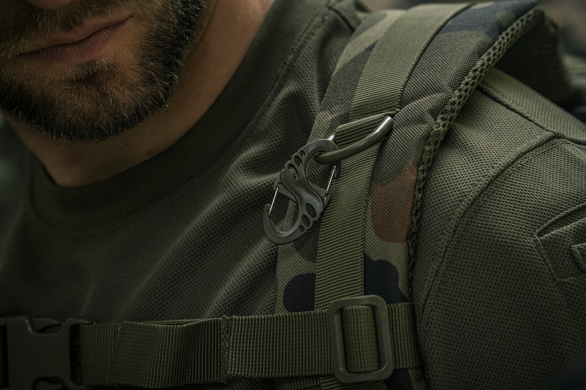 Brytzky Tactical GripLock 3 Carabiner Olive - 10 pcs.