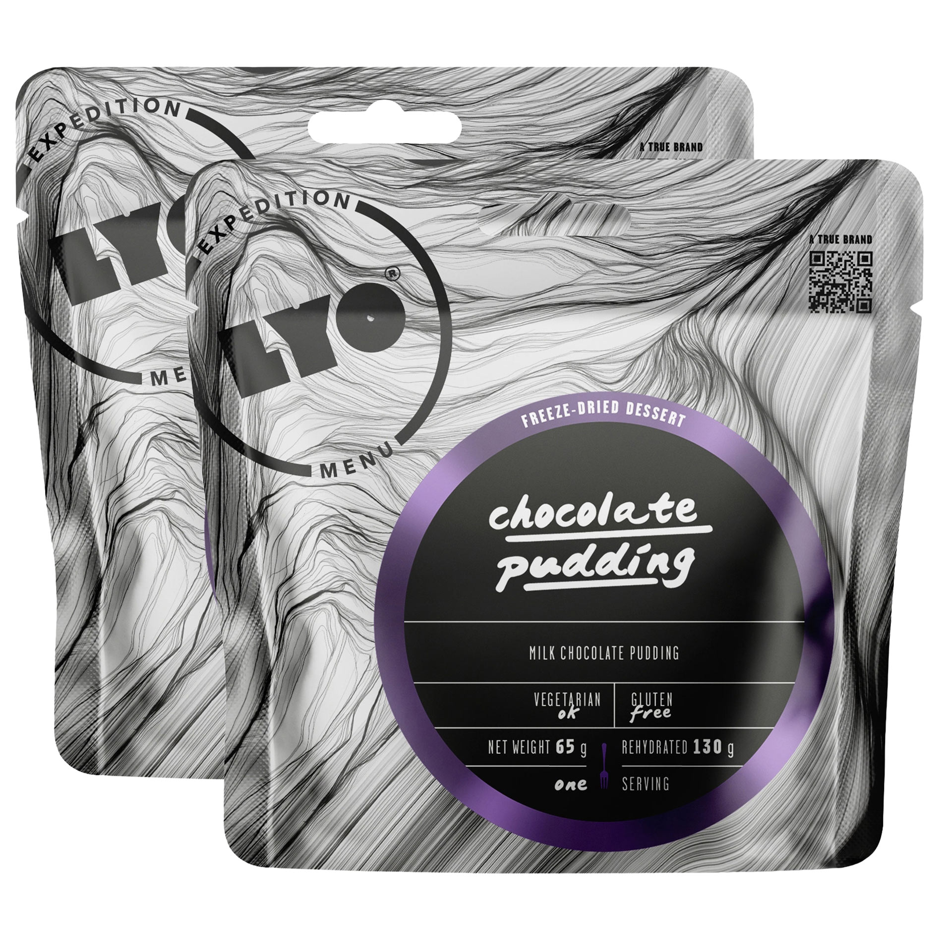 LYOFOOD Freeze-dried food Chocolate pudding 65 g/339 kcal - 2 pcs.