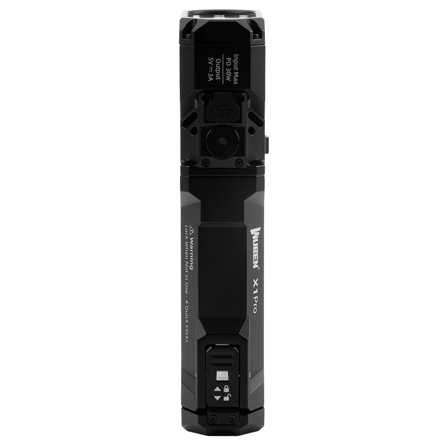 Wuben X1 Pro Flashlight Black - 12300 lumens