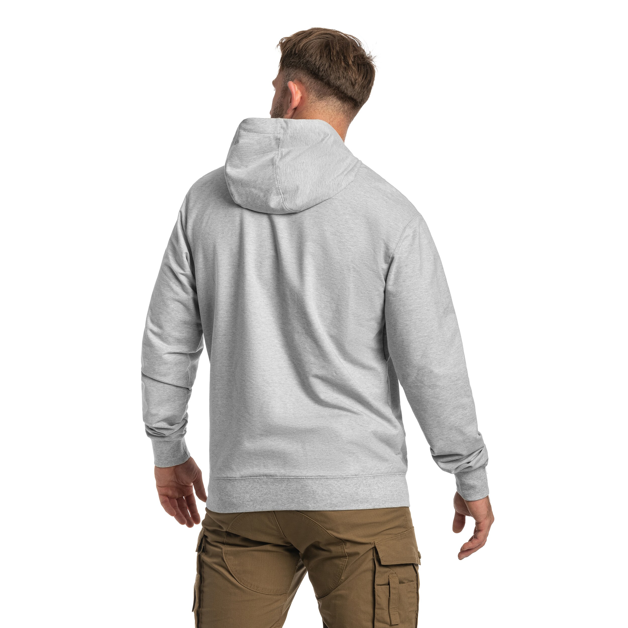 Pitbull San Diego Sun Hooded Sweatshirt - Grey Melange