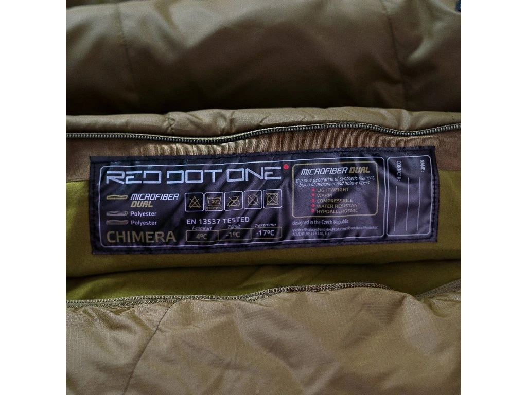 Red Dot One Chimera RX Sleeping Bag - Olive
