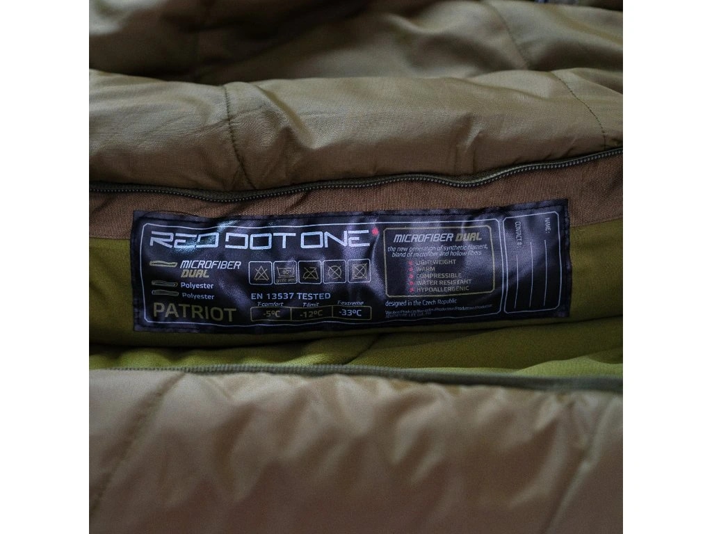 Red Dot One Patriot RX Sleeping Bag - Olive