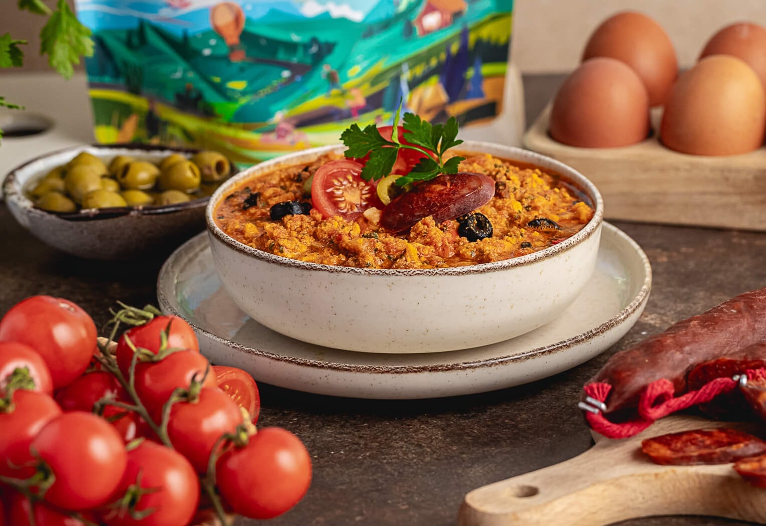 Lyommy Freeze-dried food Shakshuka with chorizo and olives 66 g/351 kcal