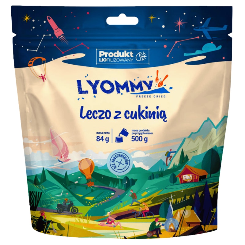 Lyommy Freeze-dried Food Lecho with zucchini 84 g/380 kcal