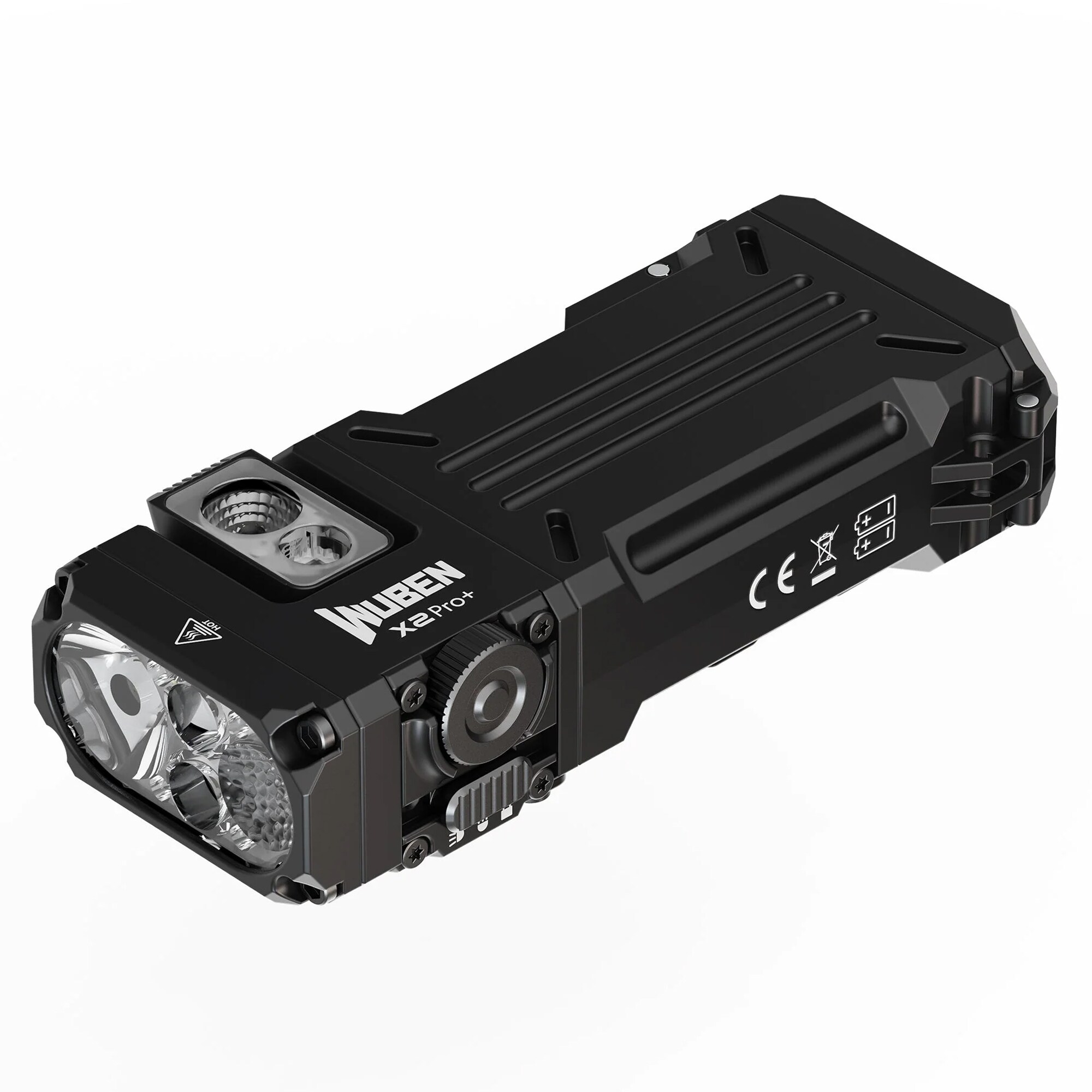 Wuben X2 Pro+ Flashlight Black - 1500 lumens