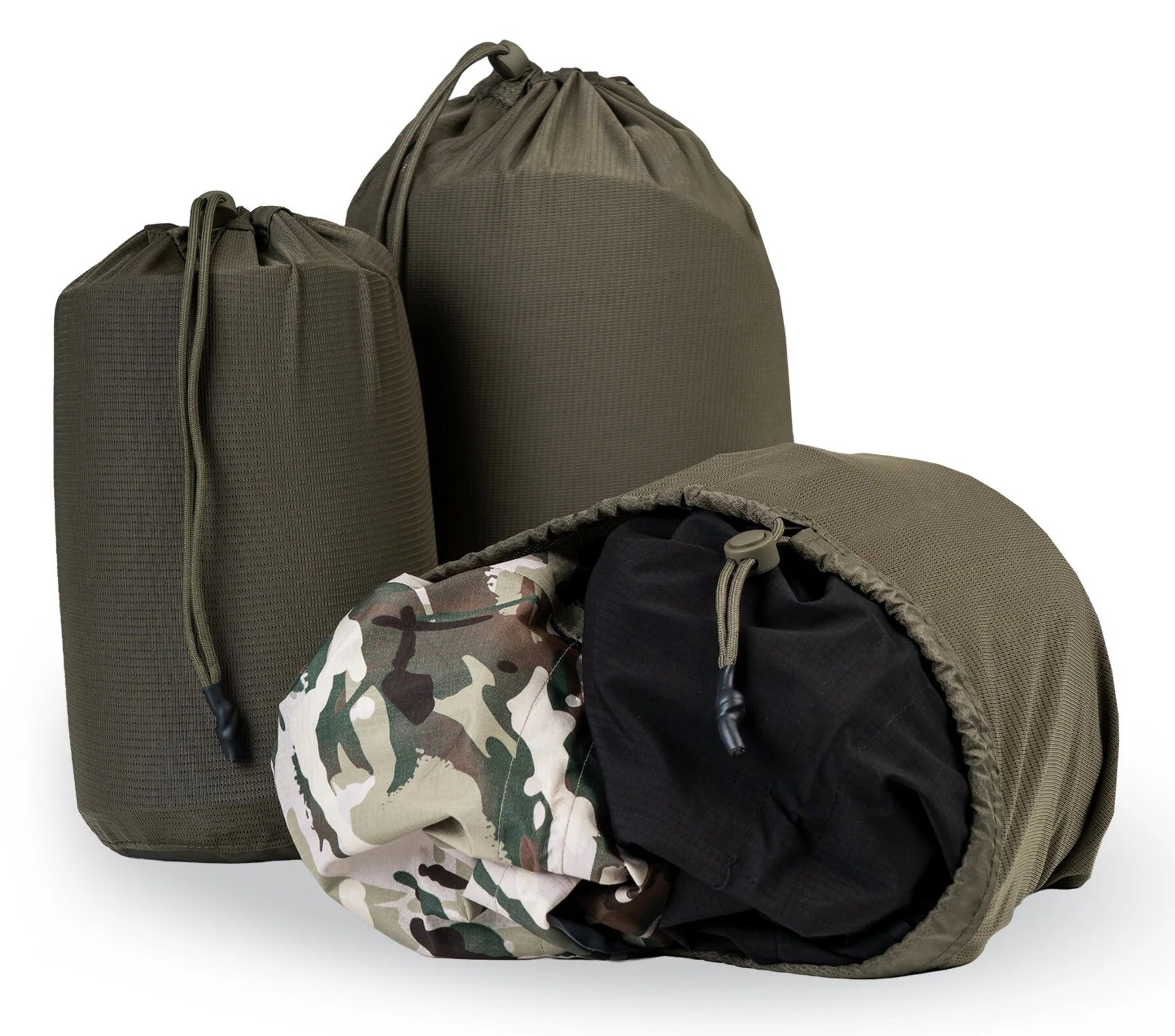Highlander Forces Paksak Net Set Transport Bags Ranger Green - 3 pcs.