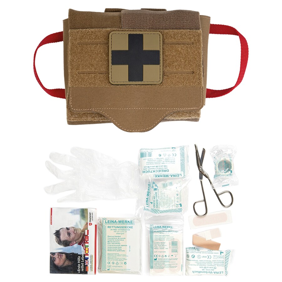 Mil-Tec IFAK Quick Draw Pack First Aid Kit with equipment - Dark Coyote
