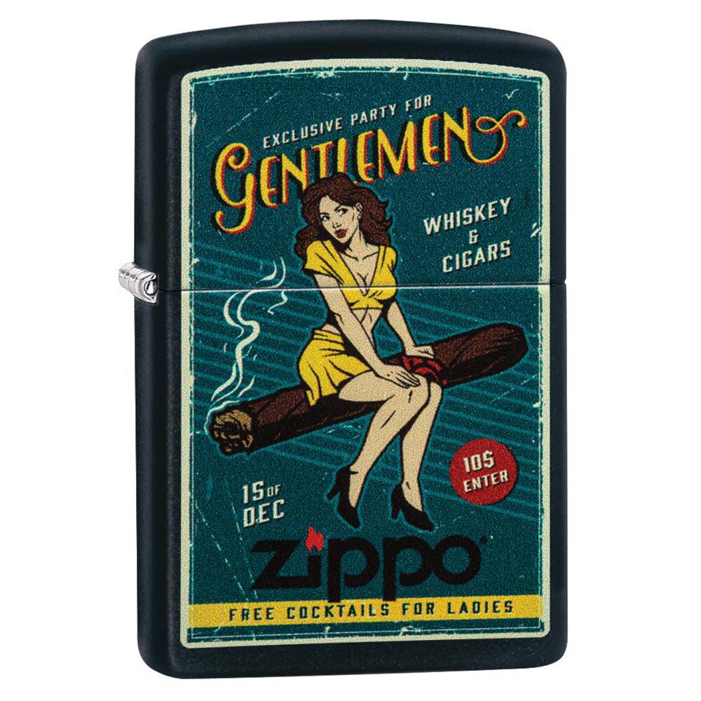 Zippo Cigar Girl Gasoline Lighter
