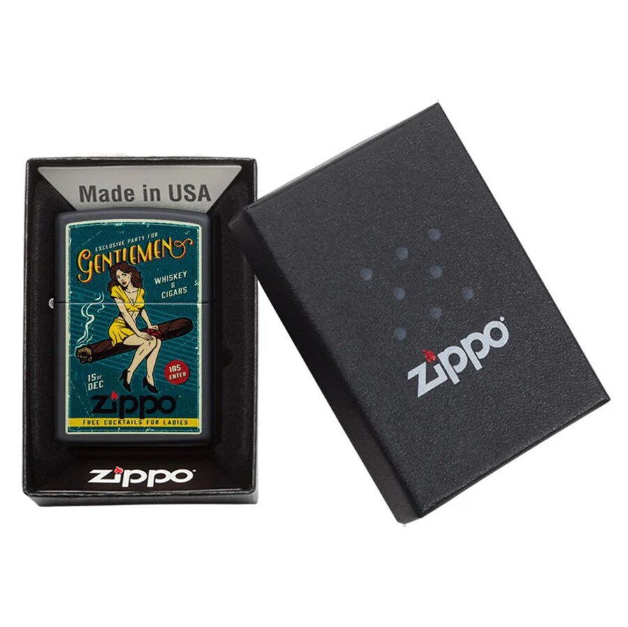 Zippo Cigar Girl Gasoline Lighter