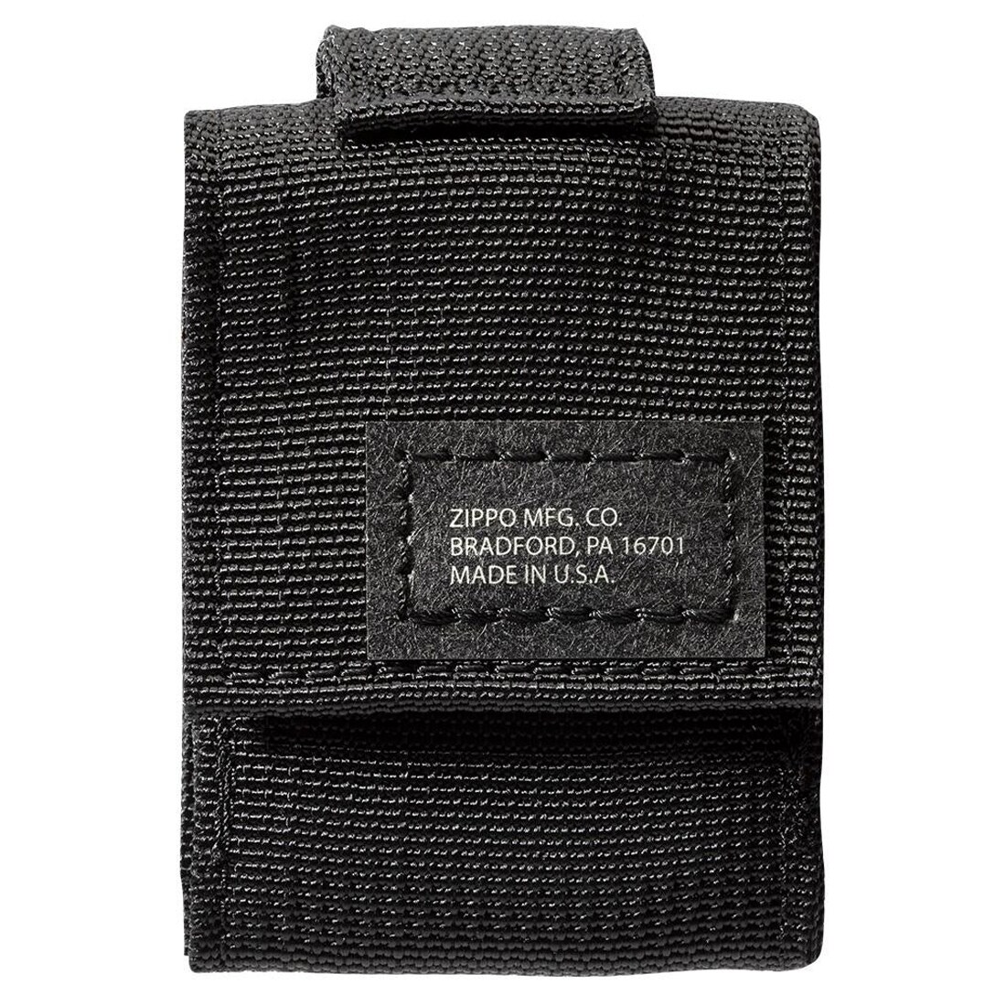 Zippo Crackle Gasoline Lighter with pouch - Black