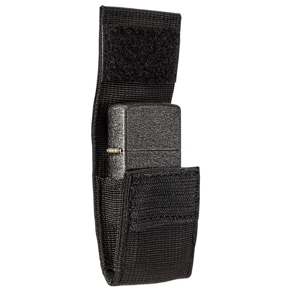 Zippo Crackle Gasoline Lighter with pouch - Black