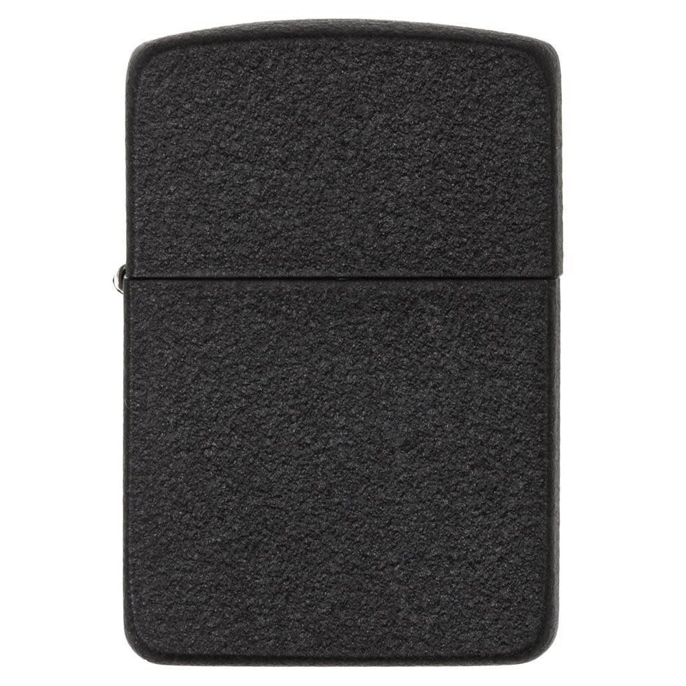 Zippo Crackle Gasoline Lighter with pouch - Black