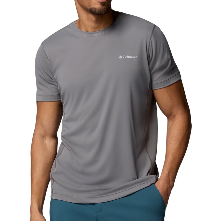 Columbia Zero Rules Light Technical Short Sleeve Thermal T-shirt - City Grey
