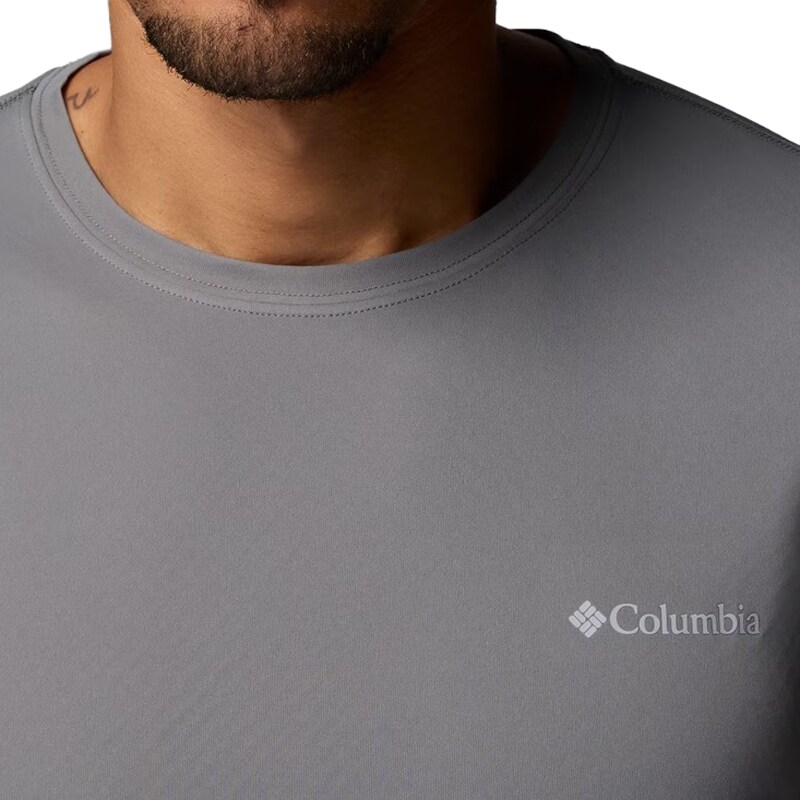 Columbia Zero Rules Light Technical Short Sleeve Thermal T-shirt - City Grey