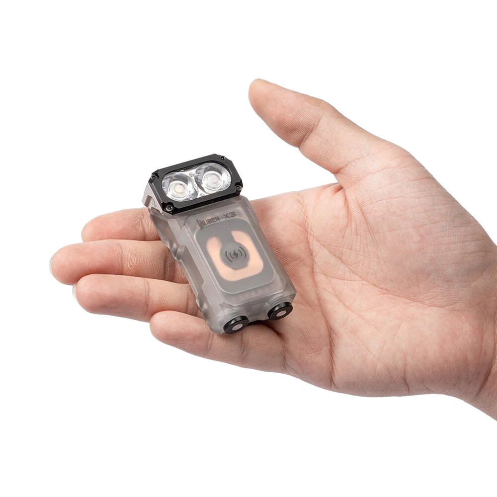 Wuben X3 Pro Flashlight White + Aluminum Charging Box - 700 lumens