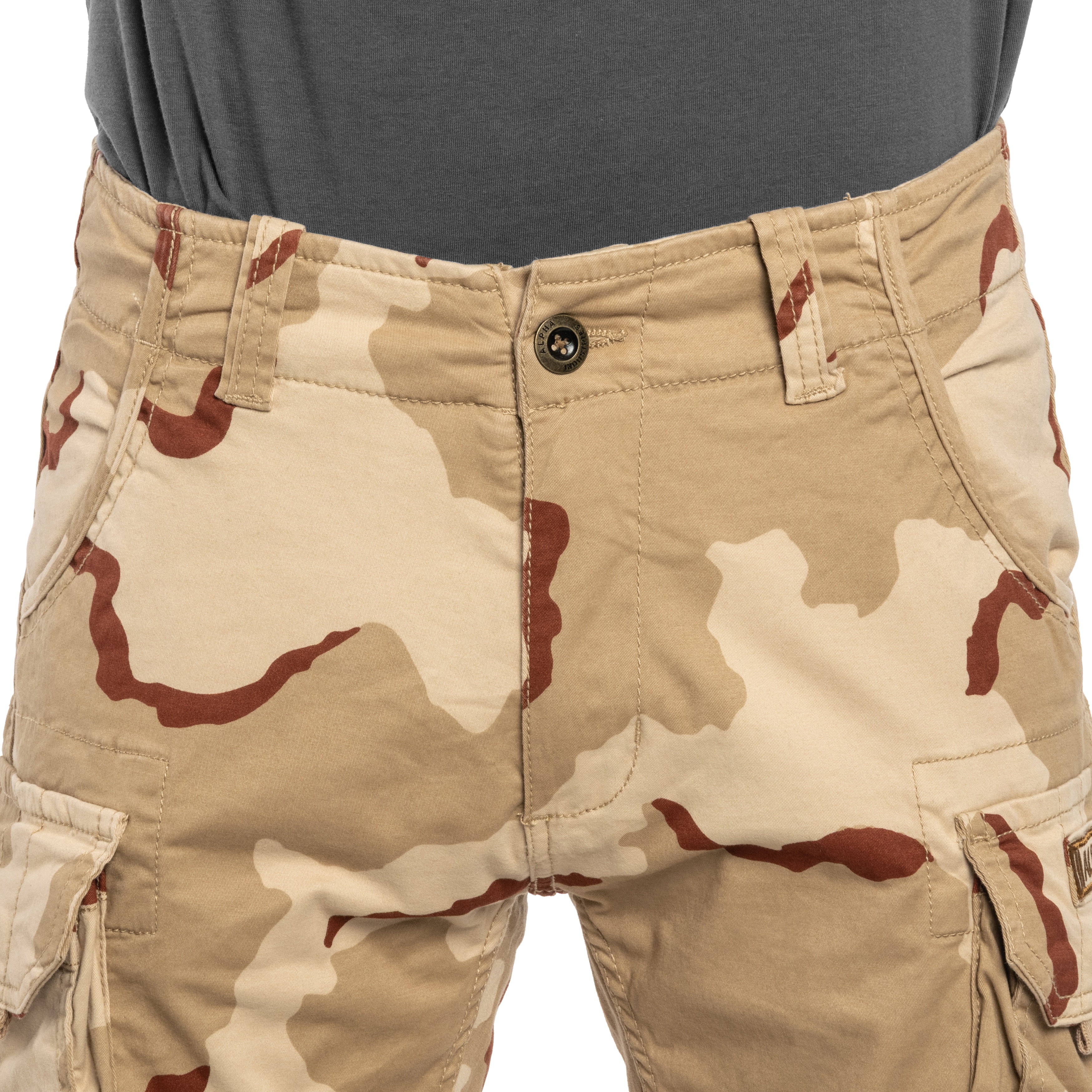 Alpha Industries Crew Short - Desert Camo 91