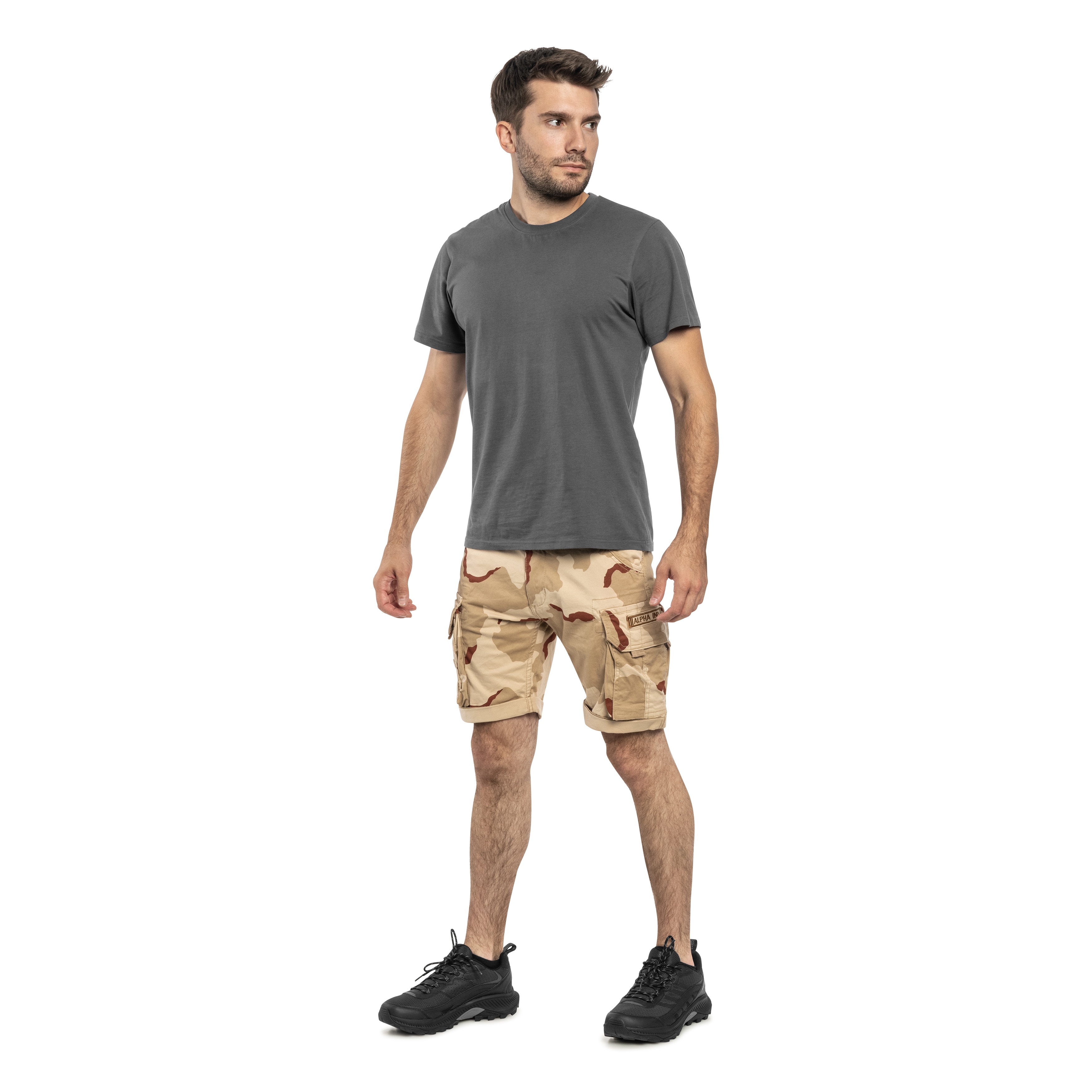 Alpha Industries Crew Short - Desert Camo 91