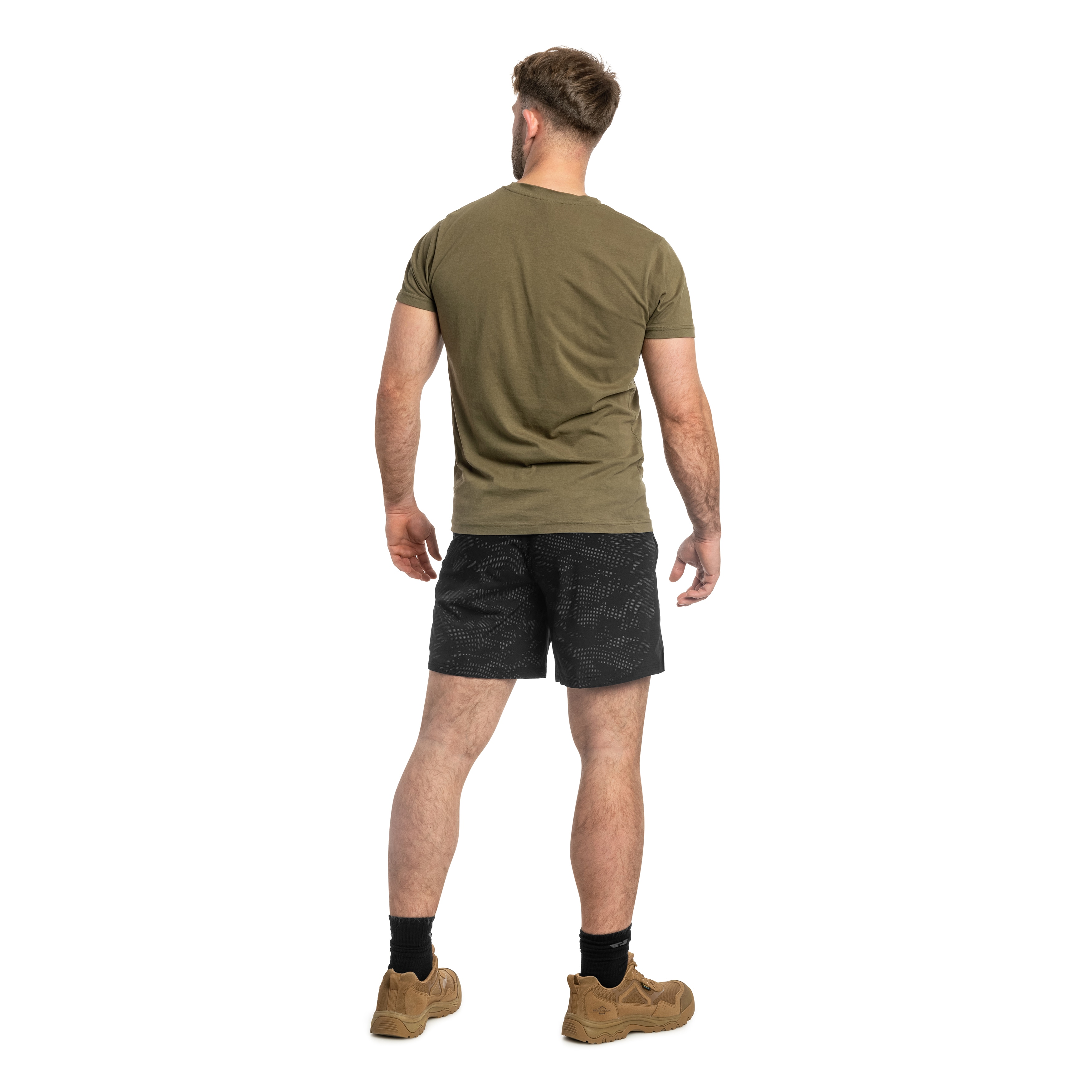 M-Tac Training Shorts - Black Reflective Camo