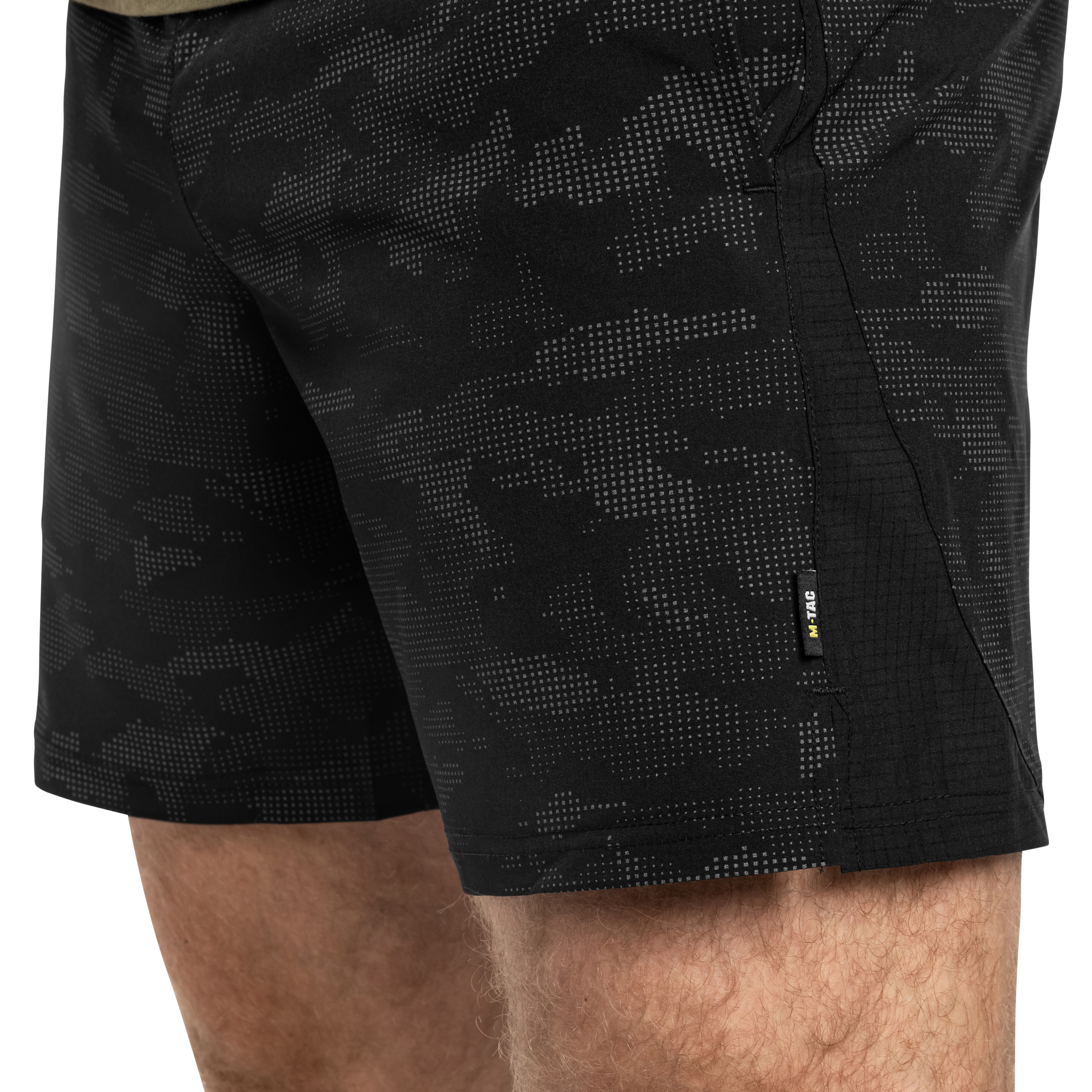 M-Tac Training Shorts - Black Reflective Camo