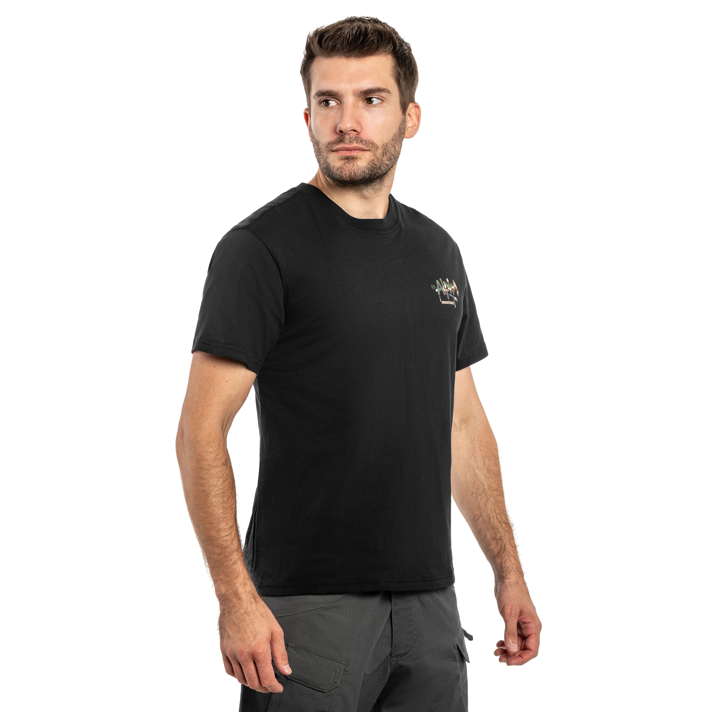 Alpha Industries Signature Camo T-shirt - Black