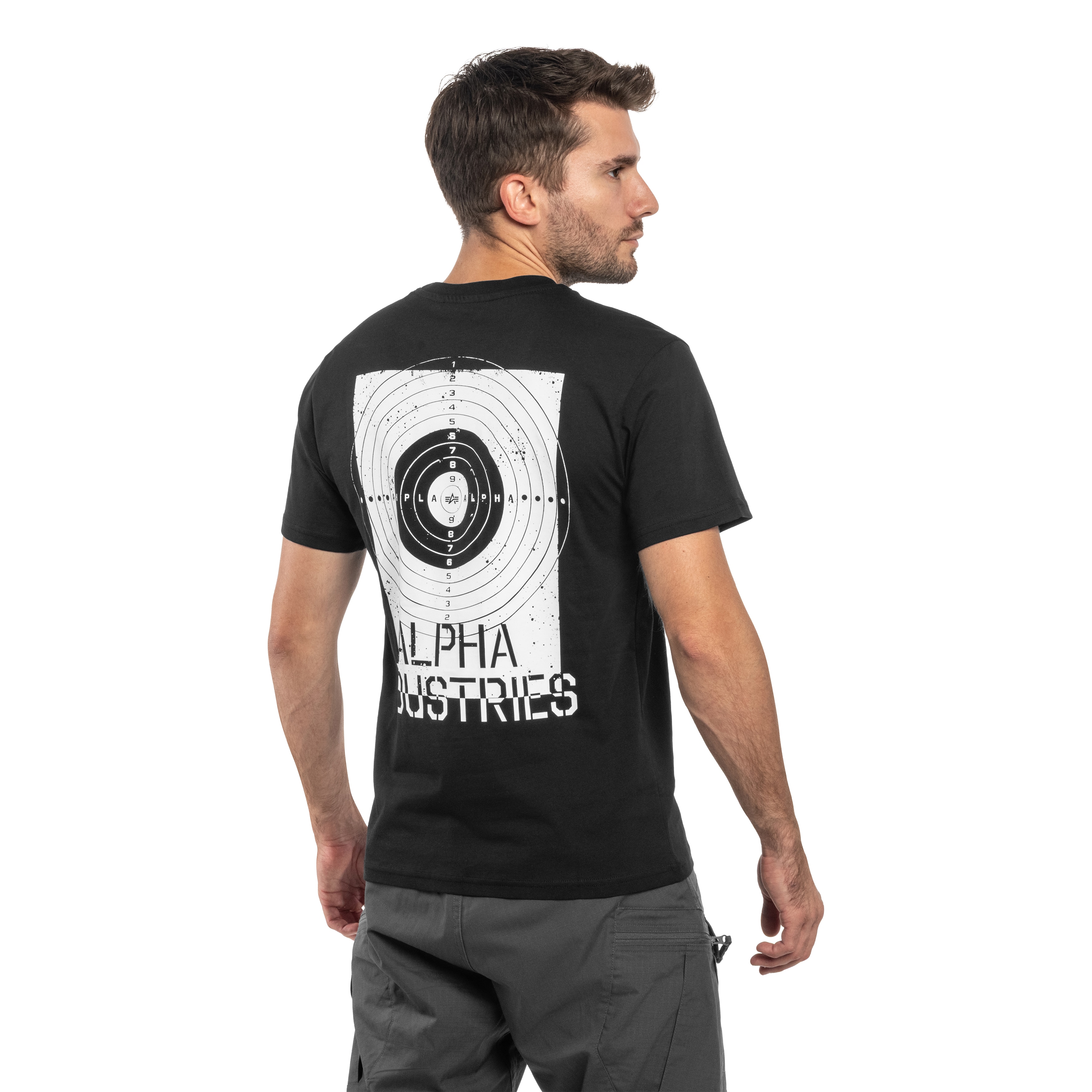 Alpha Industries Target Backprint T-shirt - Black