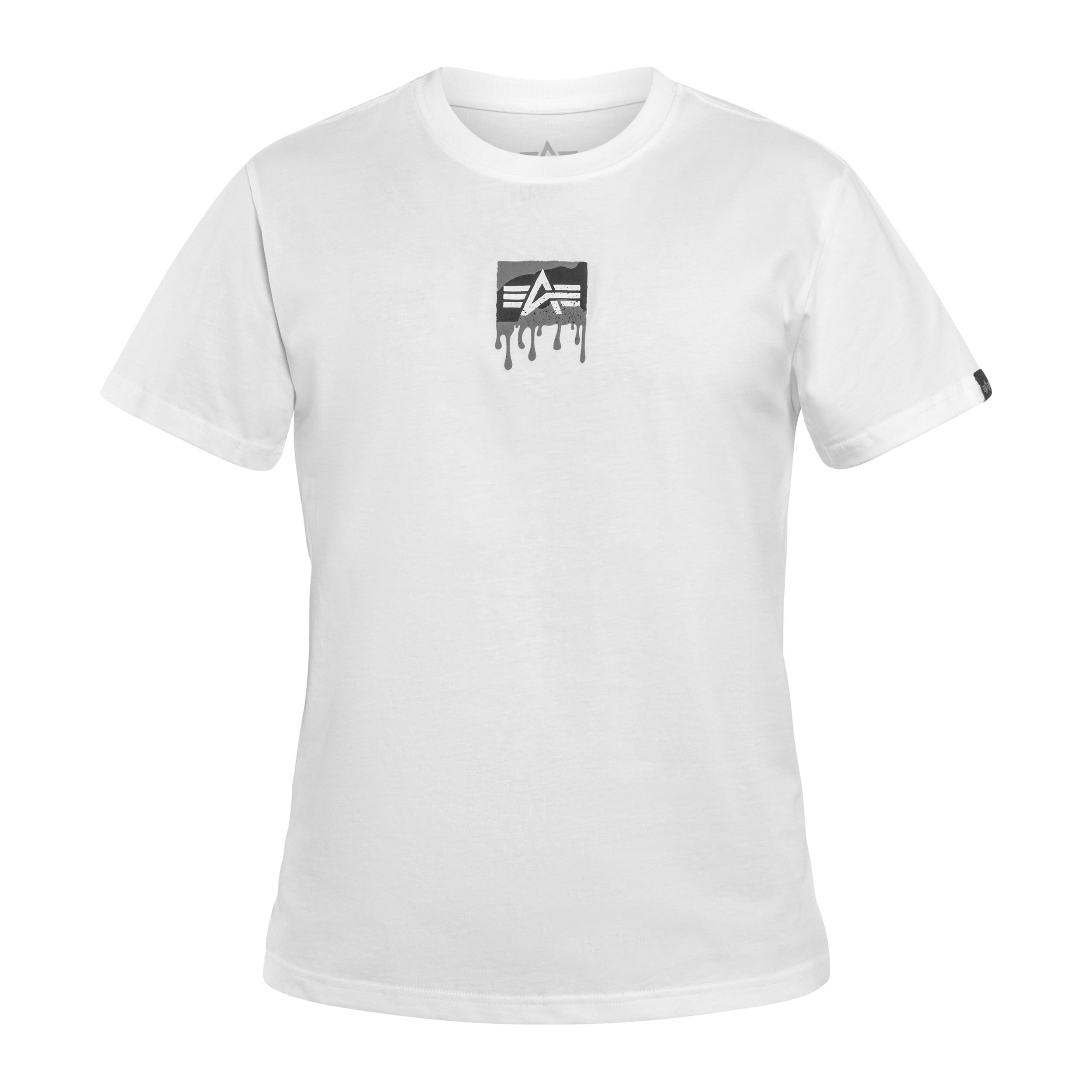 Alpha Dripping Camo Backprint T-shirt - White