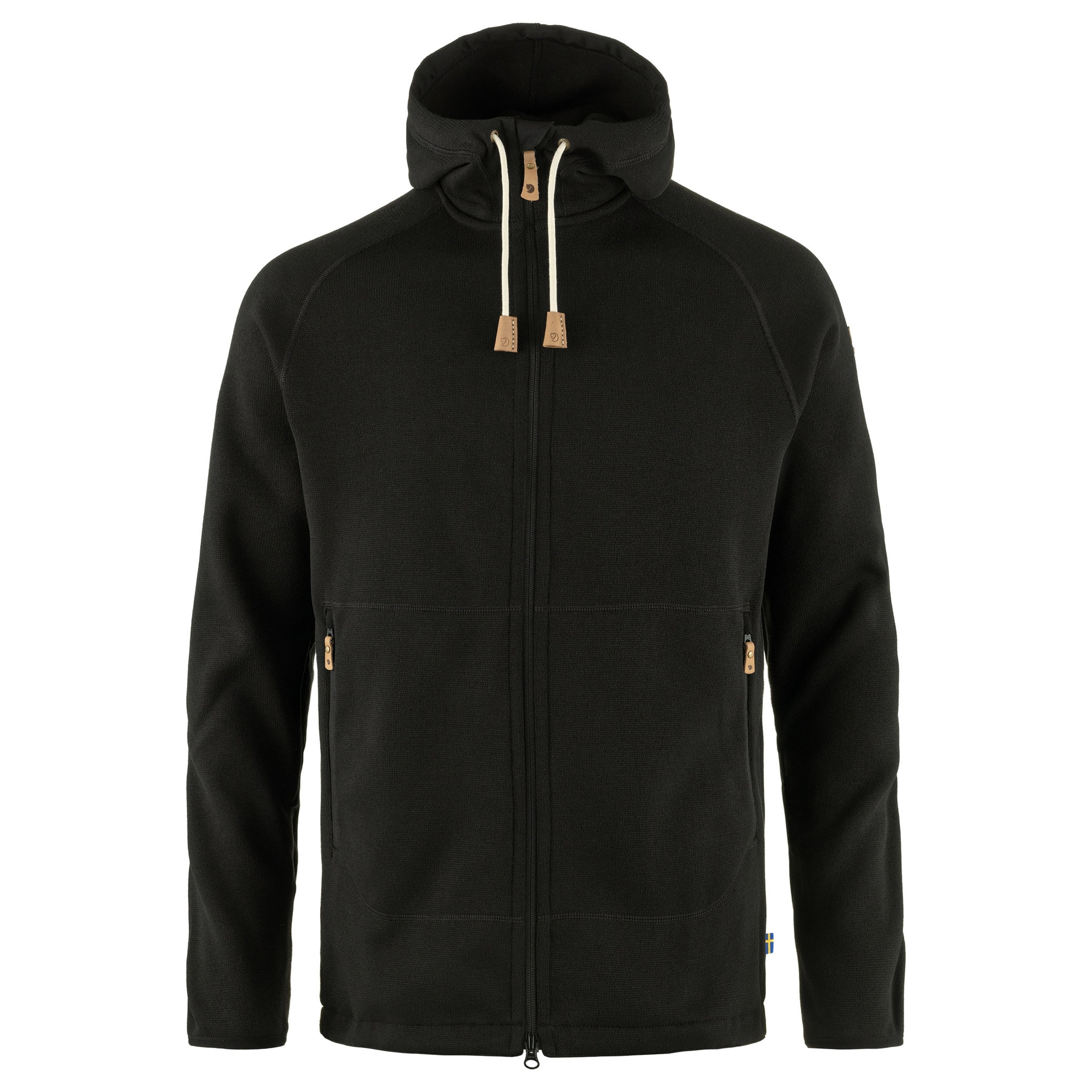Fjallraven Ovik Fleece Hoodie - Black