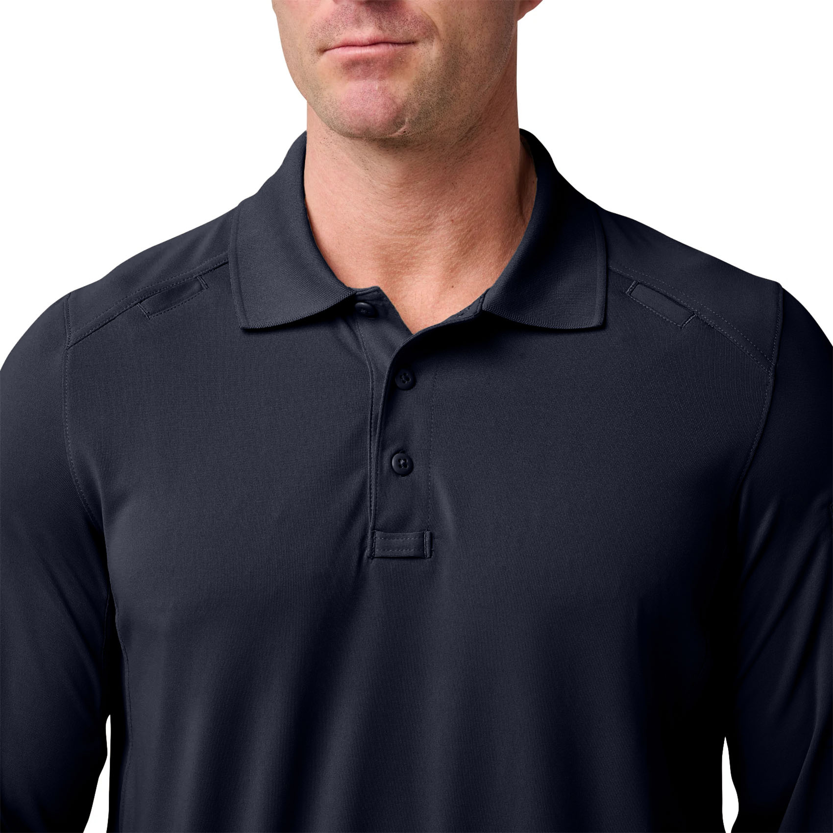 5.11 Helios Long Sleeve Polo Shirt - Dark Navy
