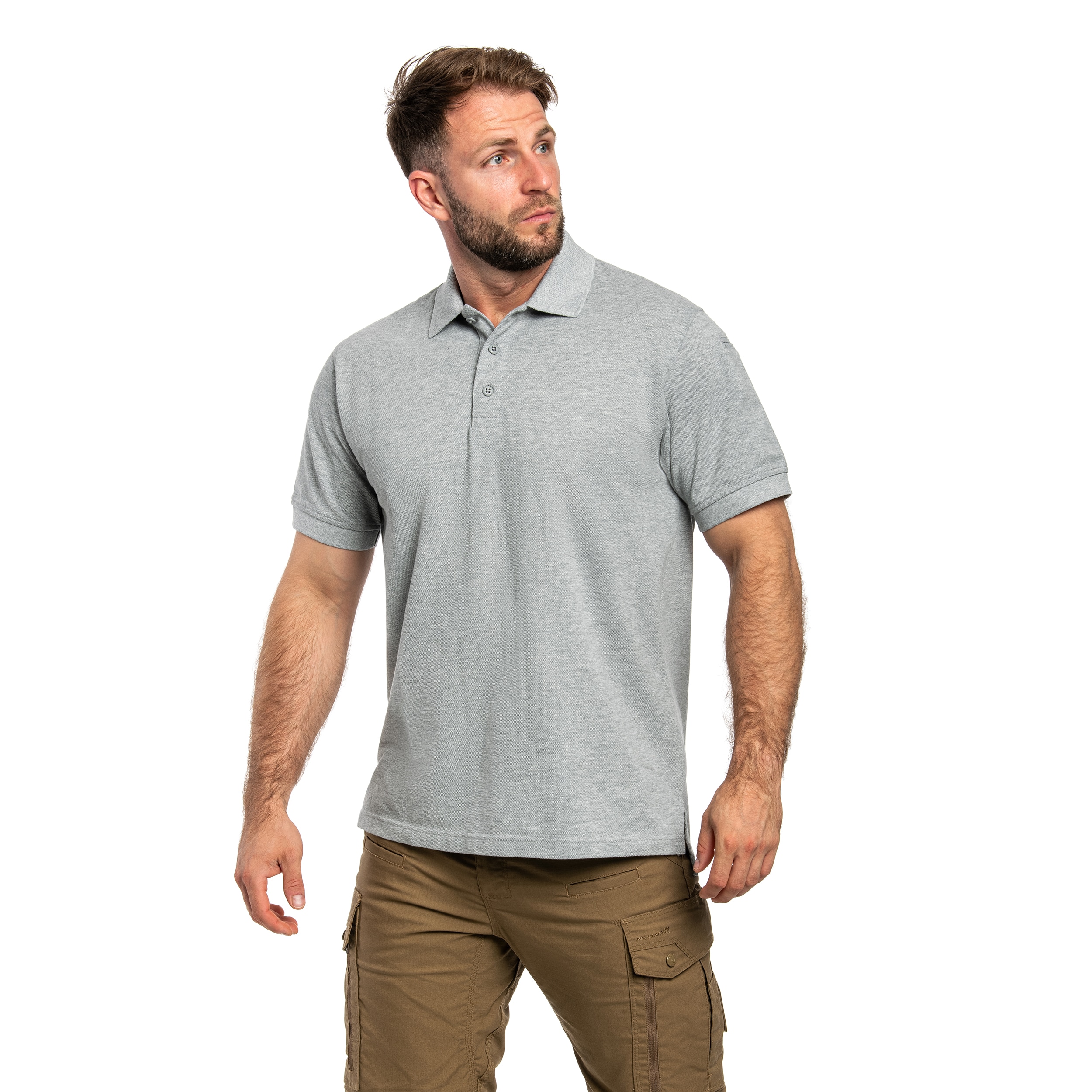 5.11 Professional Short Sleeve Polo Shirt - Heather Gray