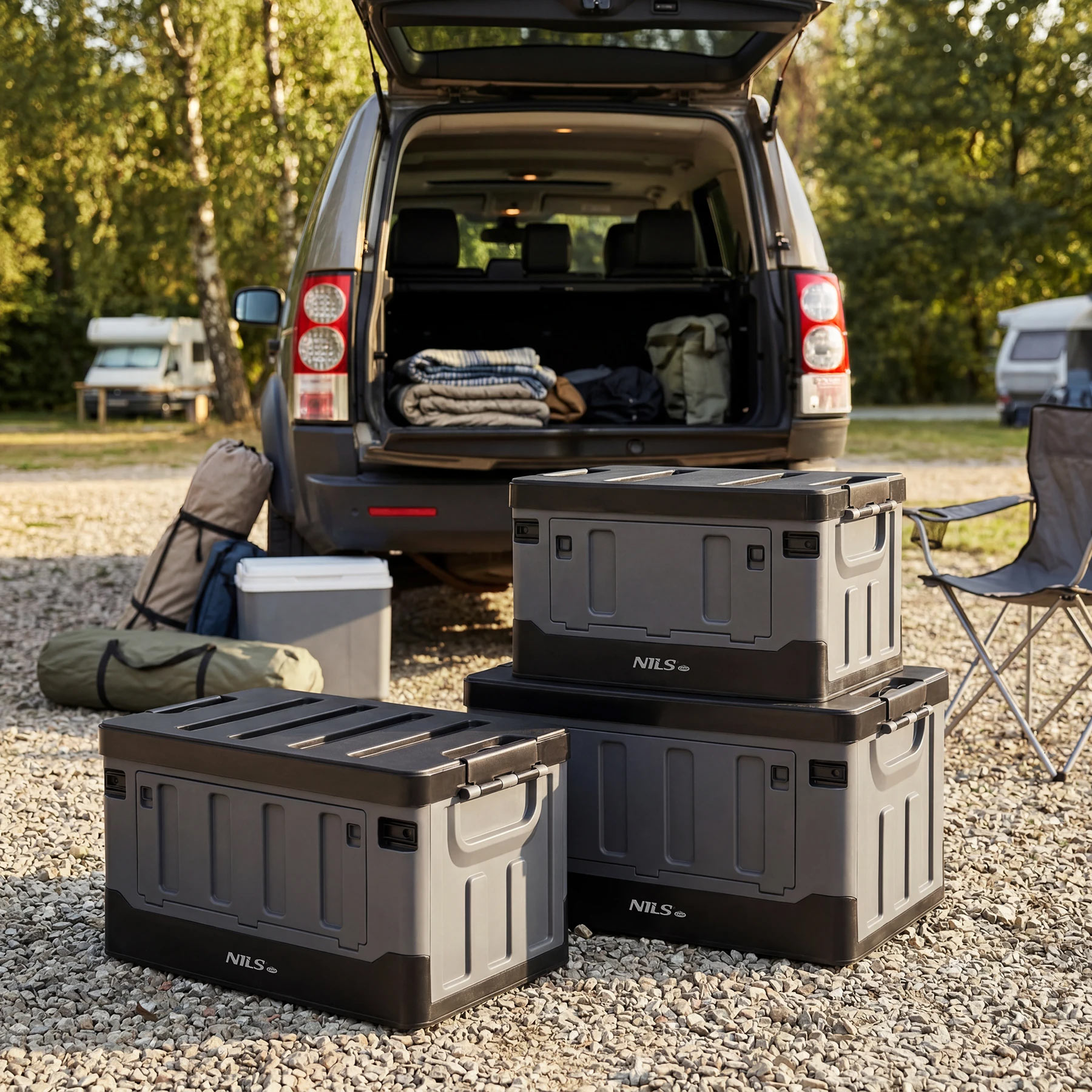 Nils Camp NCB4602 Transport Box 38 l - Black