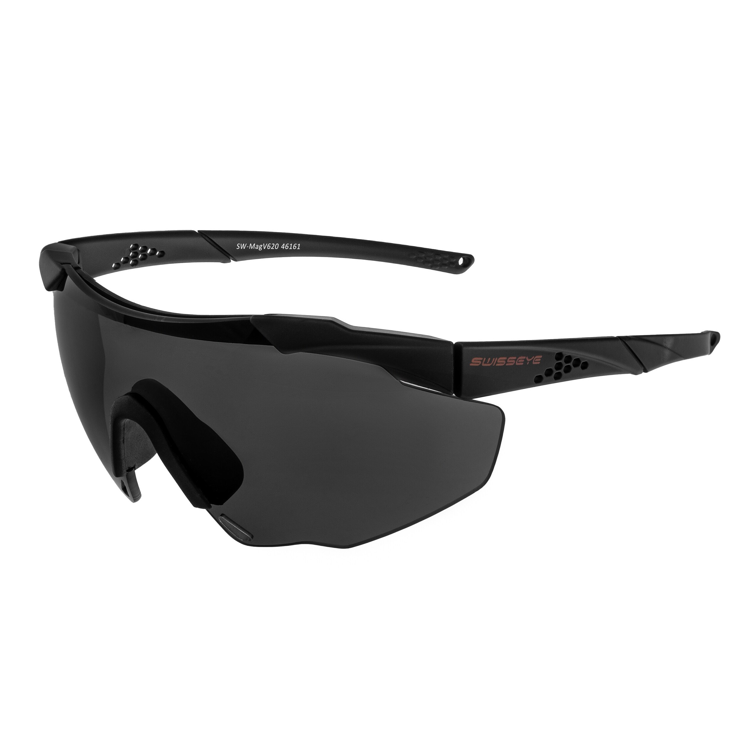Swiss Eye MagV620 Tactical Glasses - Smoke/Vermilion/Black