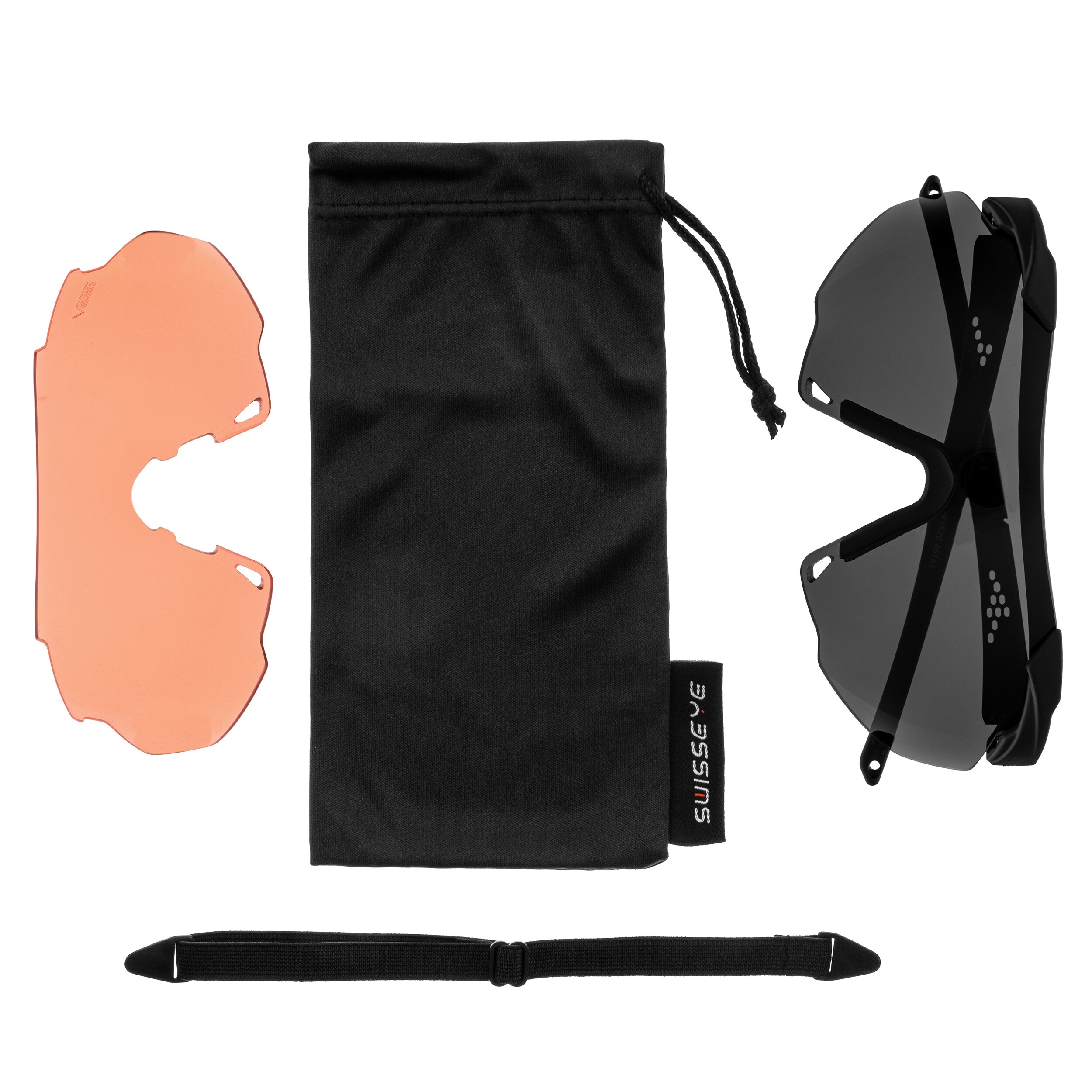 Swiss Eye MagV620 Tactical Glasses - Smoke/Vermilion/Black