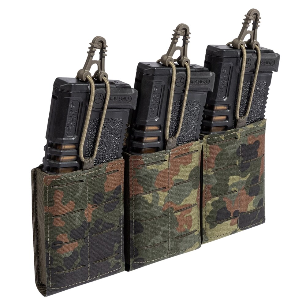 Lindnerhof Rifle Magazine Pouch AR15 Triple MX416-3 - Flecktarn