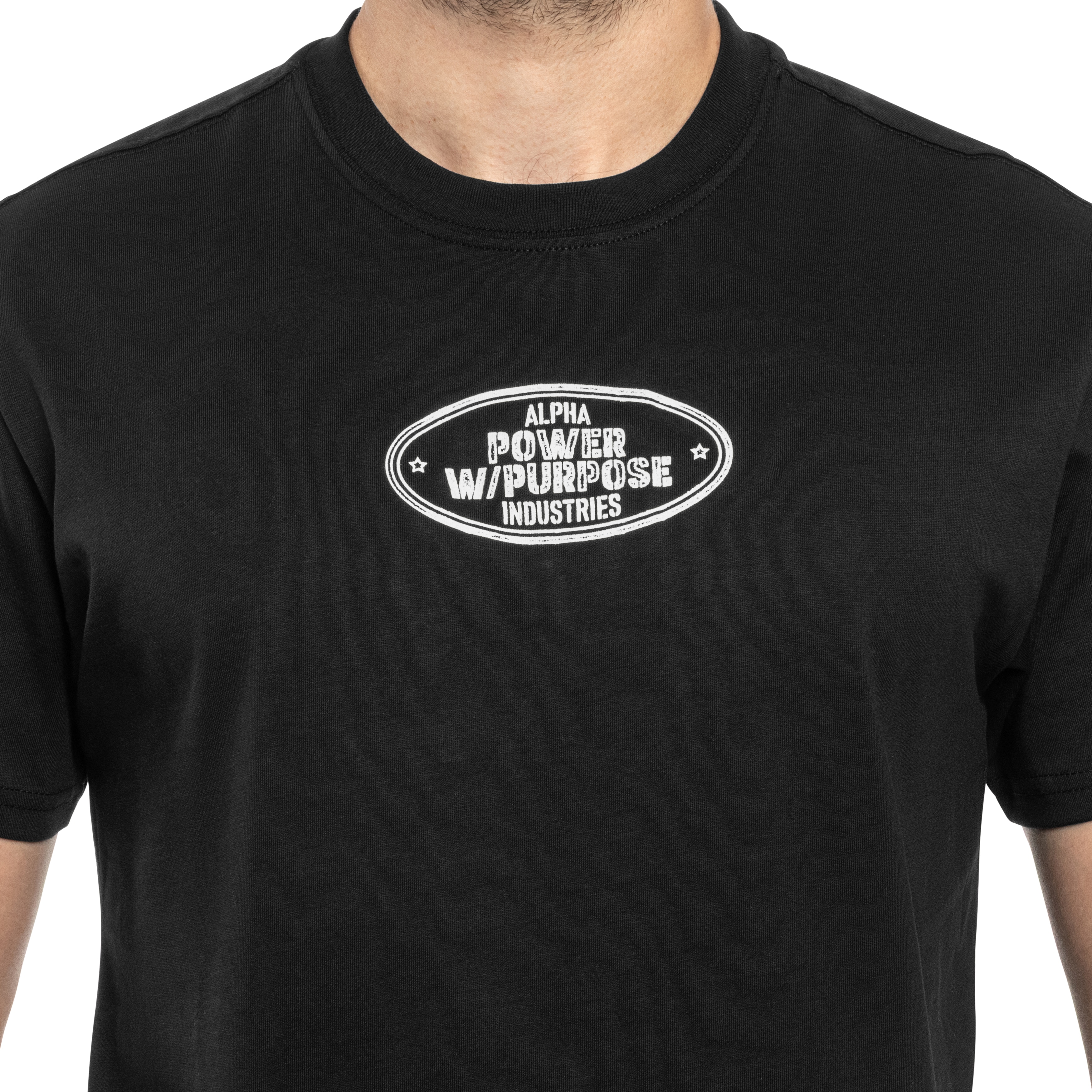 Alpha Industries Noseart Backprint T-shirt - Black