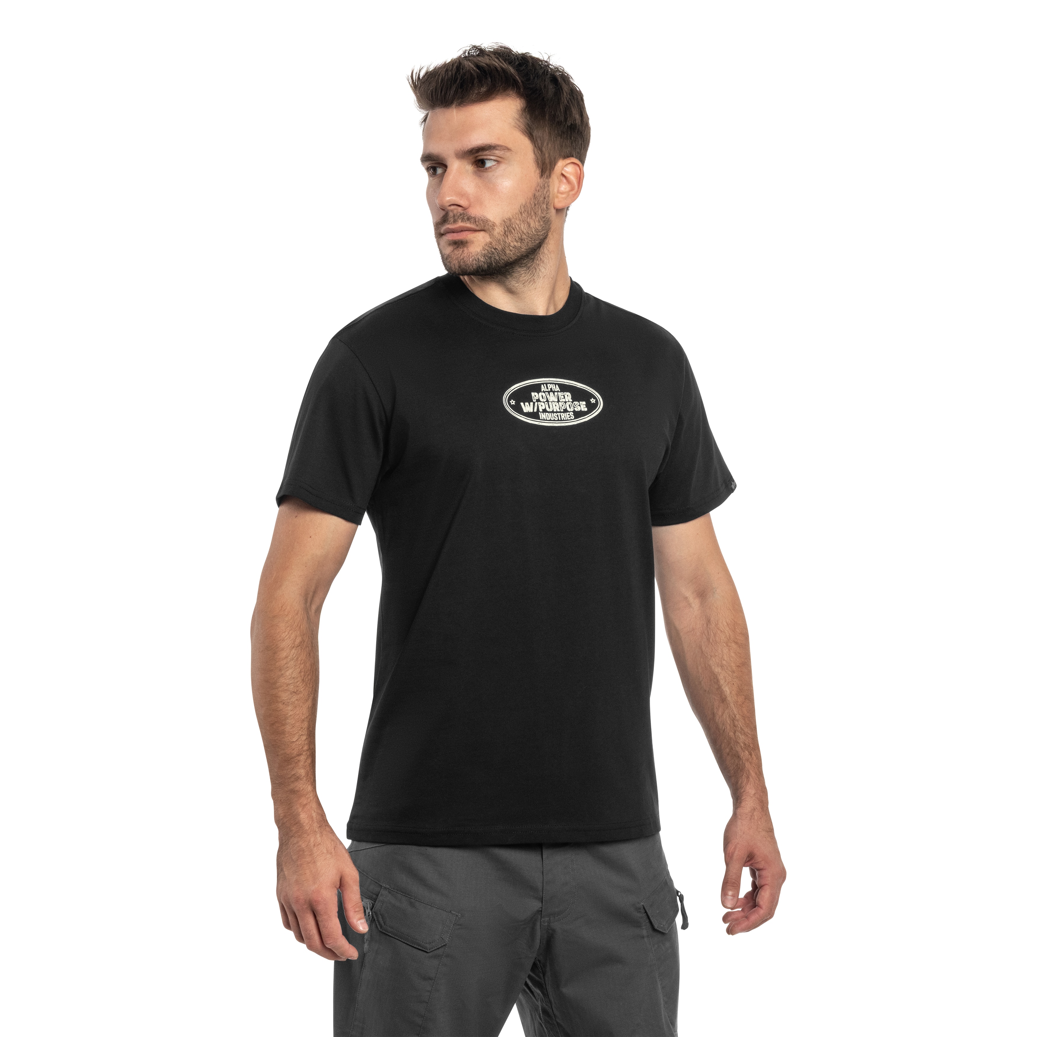 Alpha Industries Noseart Backprint T-shirt - Black
